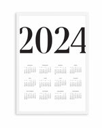 2024 Vogue Calendar B&W | Art Print