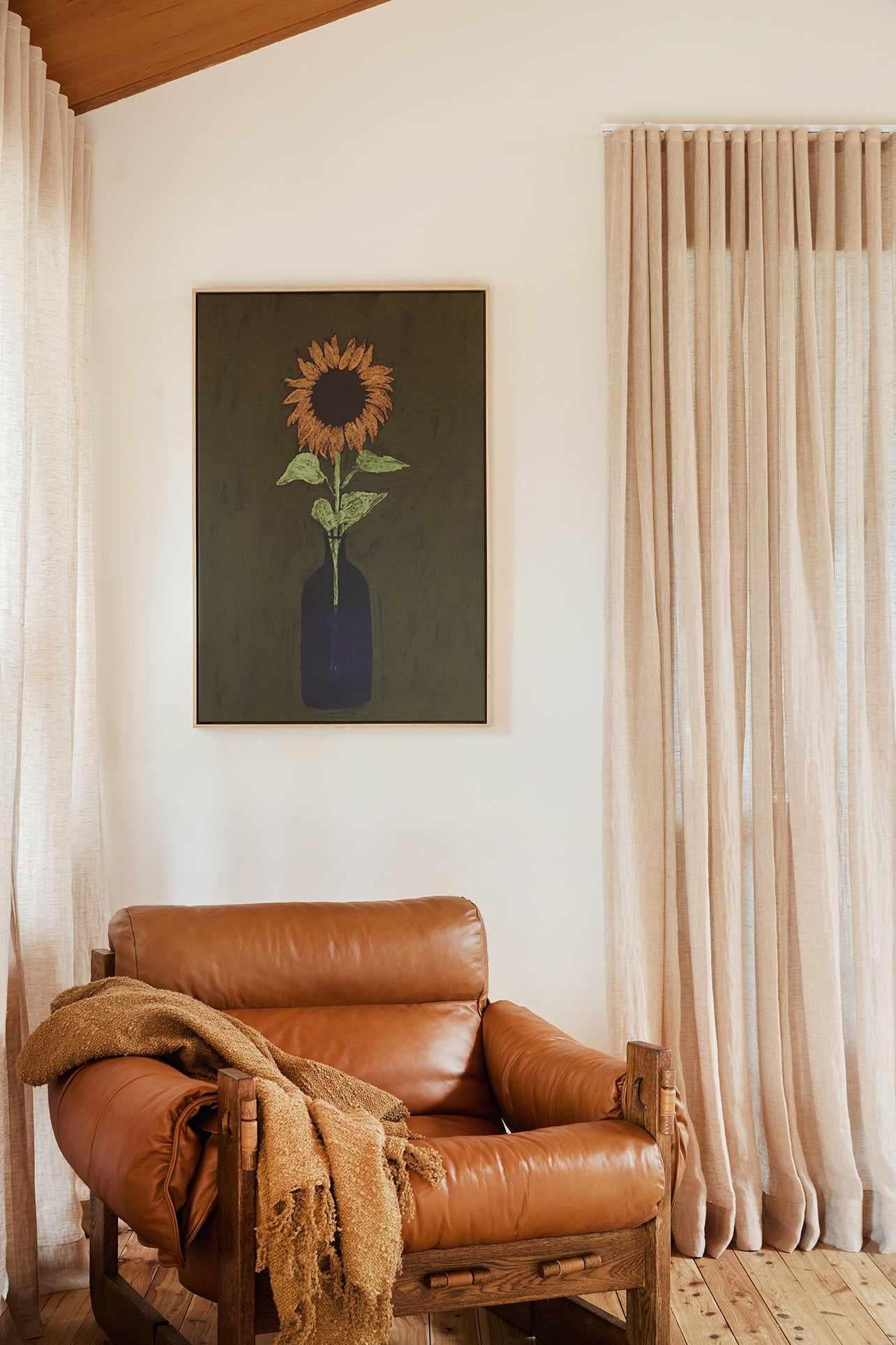 Radiant View by Shatha Al Dafai | Framed Canvas Art Print from Olive et Oriel where you can shop wallpaper and artworks online