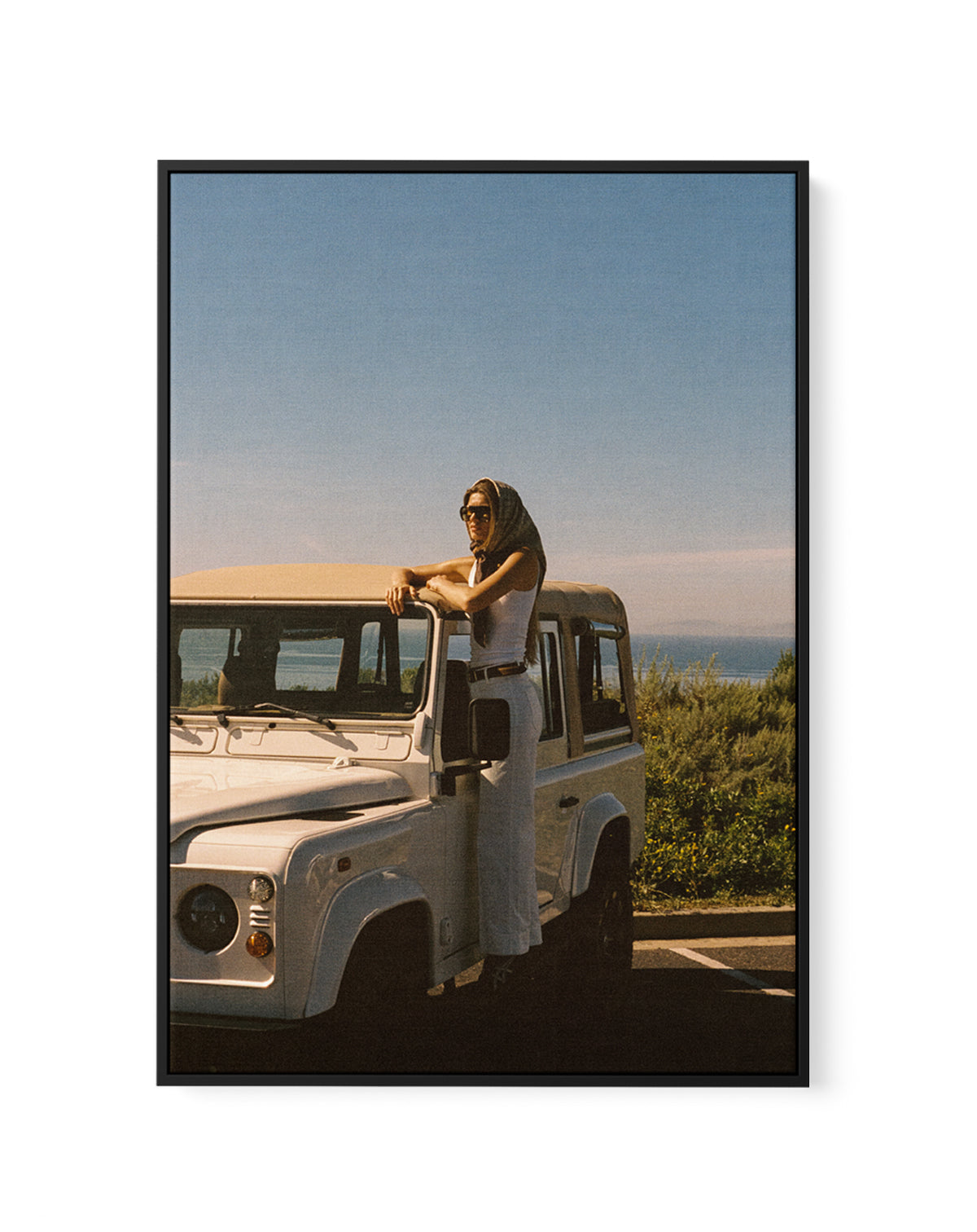 Long Drive by Carson Grzegorczyk | Framed Canvas Art Print