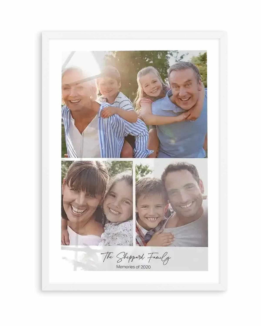 3 Memories In Portrait Art Print — art print by Olive et Oriel