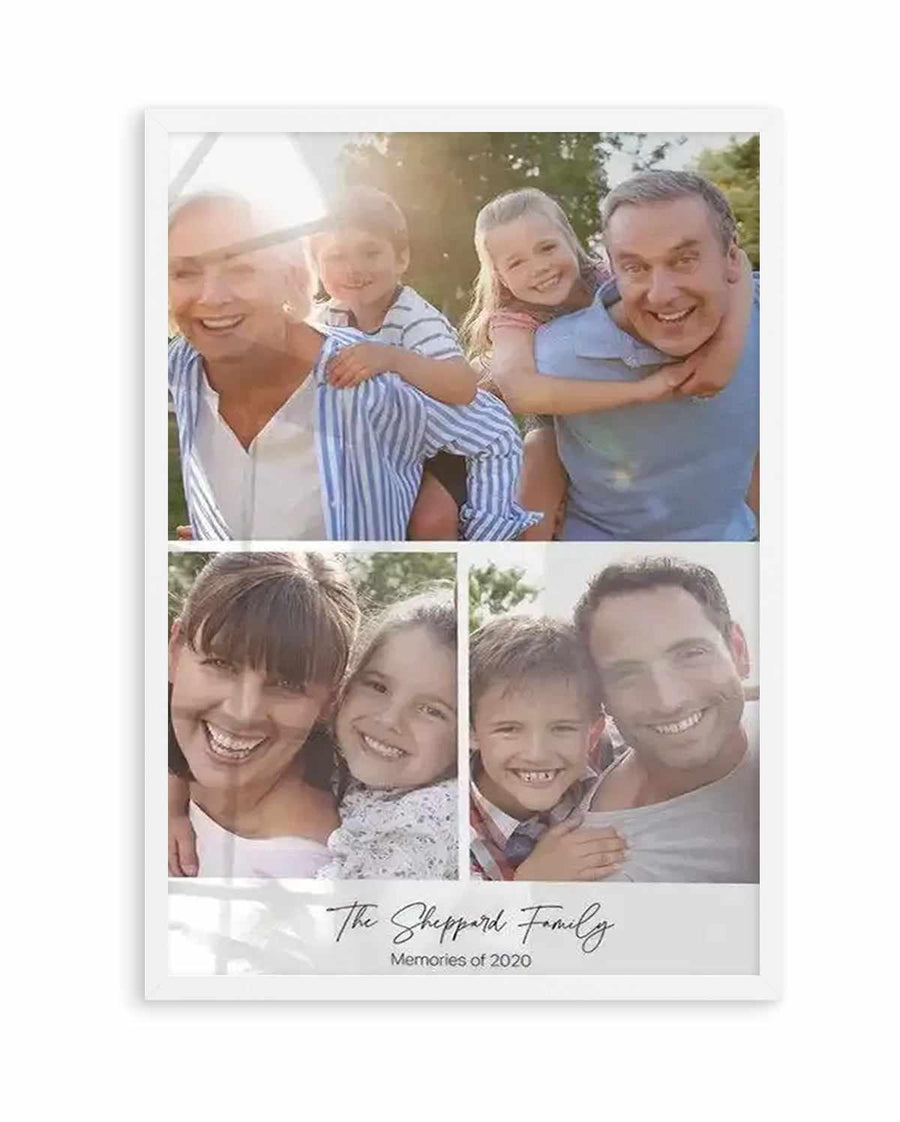 3 Memories In Portrait Art Print — art print by Olive et Oriel