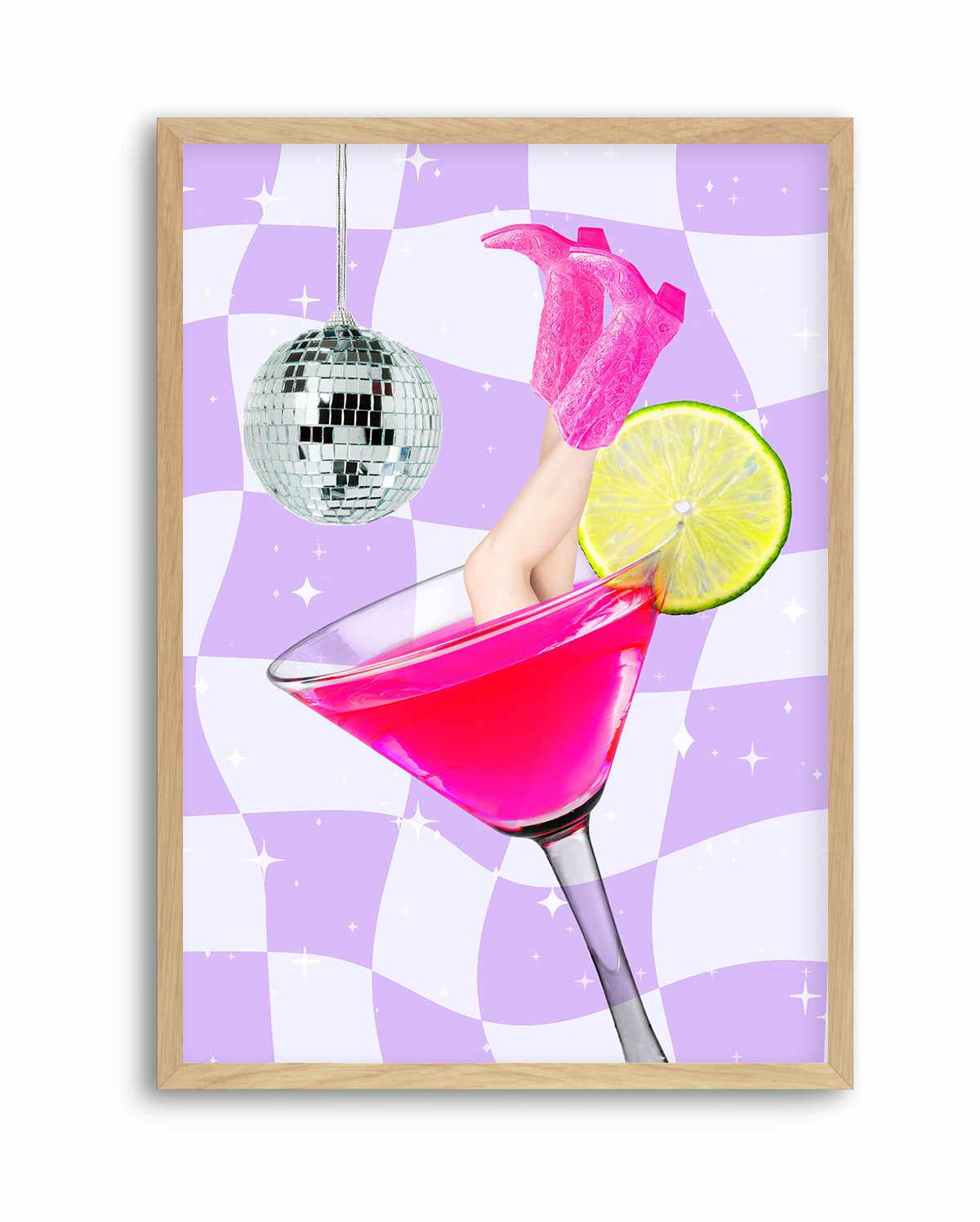 Disco Cosmopolitan By Athene Fritsch | Art Print from Olive et Oriel where you can shop wallpaper and artworks online