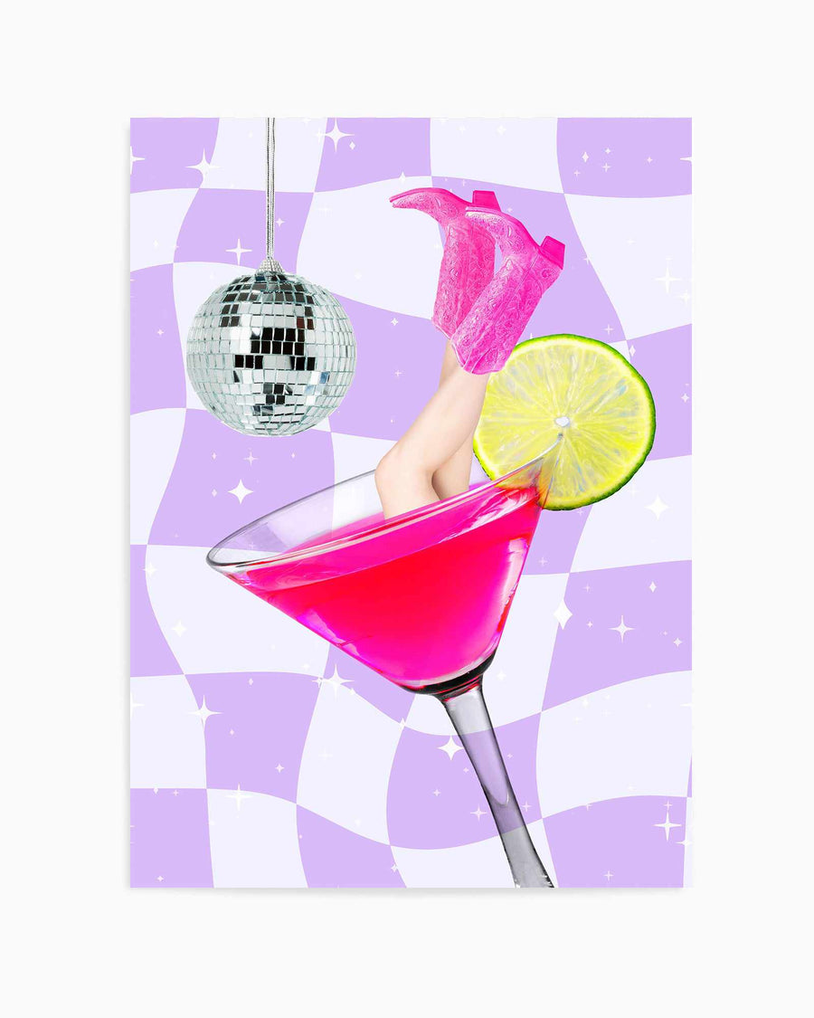 Disco Cosmopolitan By Athene Fritsch | Art Print from Olive et Oriel where you can shop wallpaper and artworks online