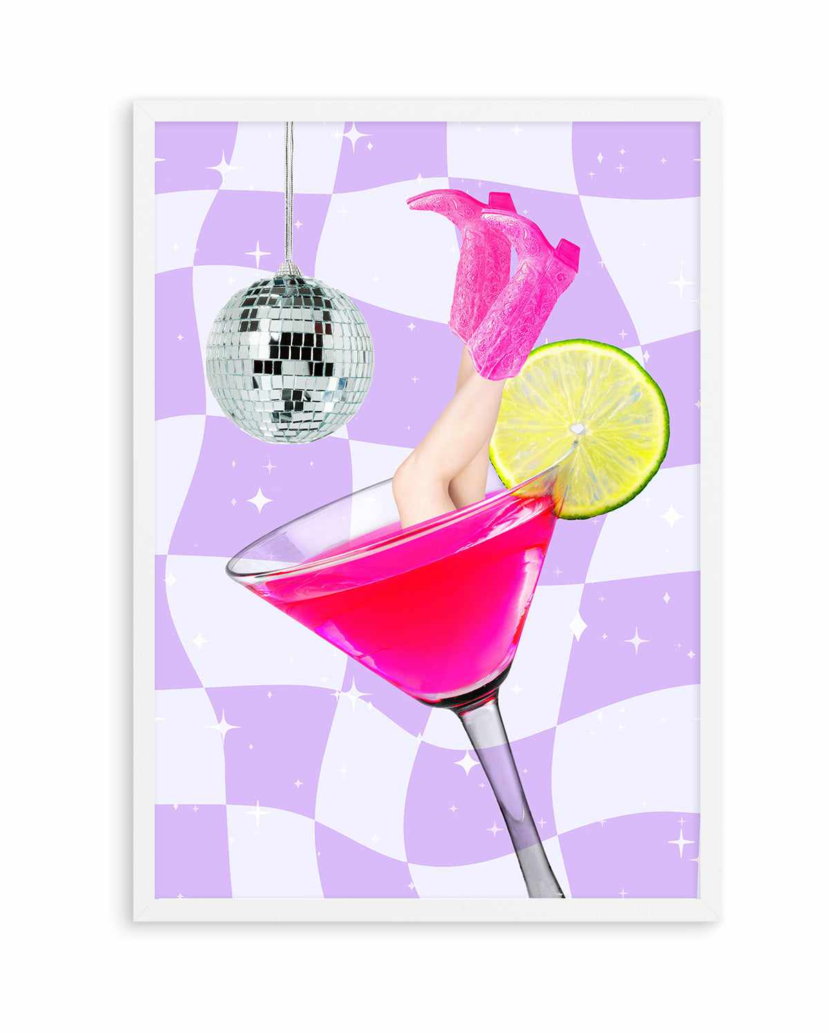 Disco Cosmopolitan By Athene Fritsch | Art Print from Olive et Oriel where you can shop wallpaper and artworks online