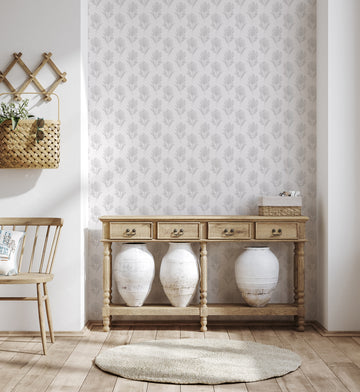 Australian Country Side in Soft Grey Wallpaper from Olive et Oriel where you can shop wallpaper and artworks online