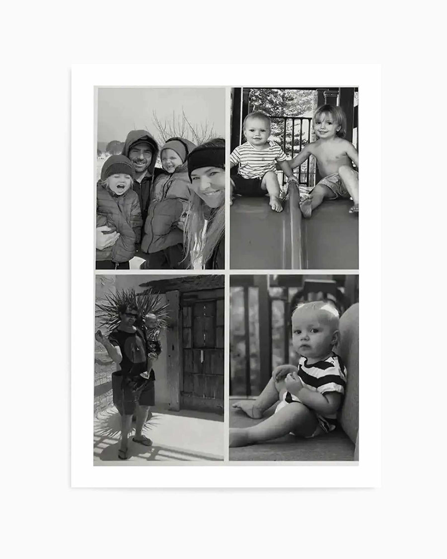 4 Memories In Portrait Art Print — art print by Olive et Oriel