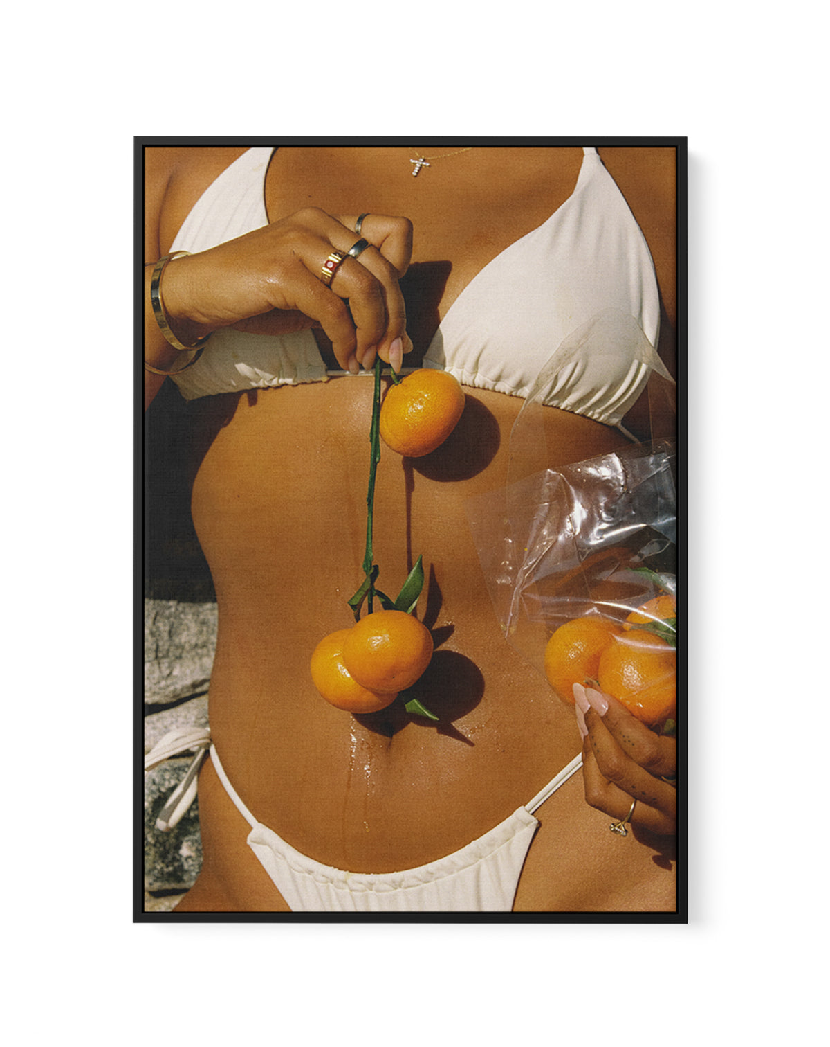 Juicy by Carson Grzegorczyk | Framed Canvas Art Print