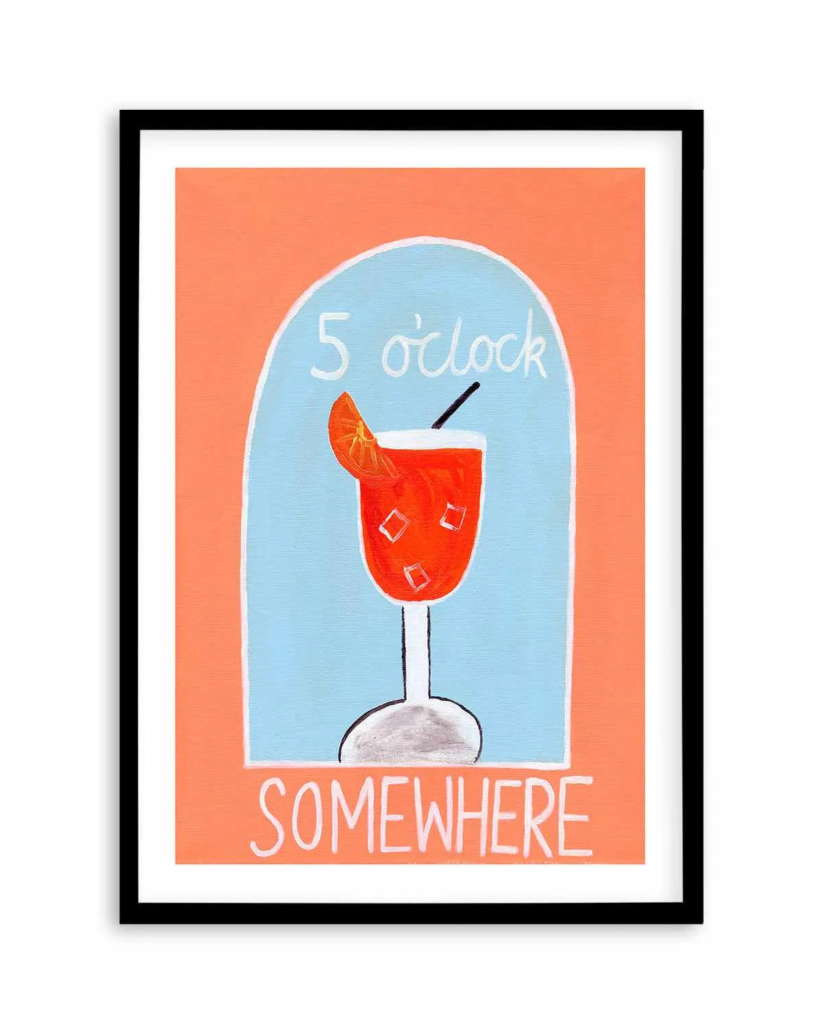 5 O'Clock by Britney Turner Art Print from Olive et Oriel where you can shop wallpaper and artworks online