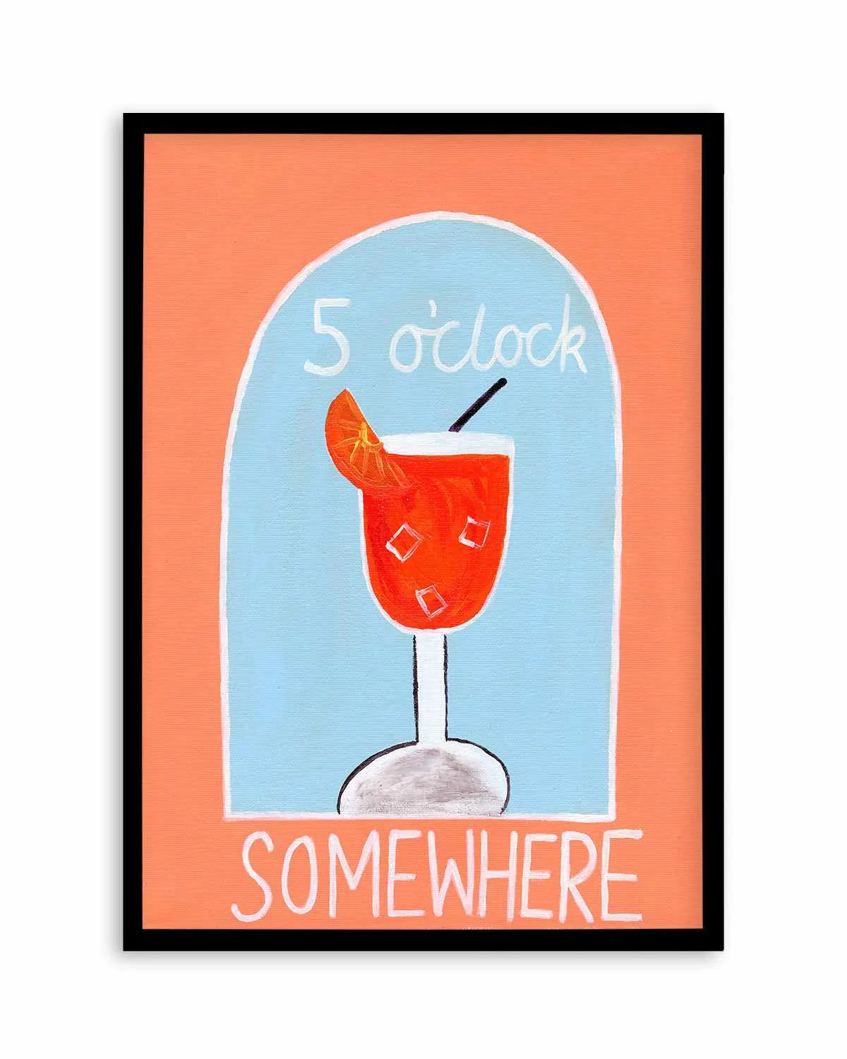 5 O'Clock by Britney Turner Art Print from Olive et Oriel where you can shop wallpaper and artworks online