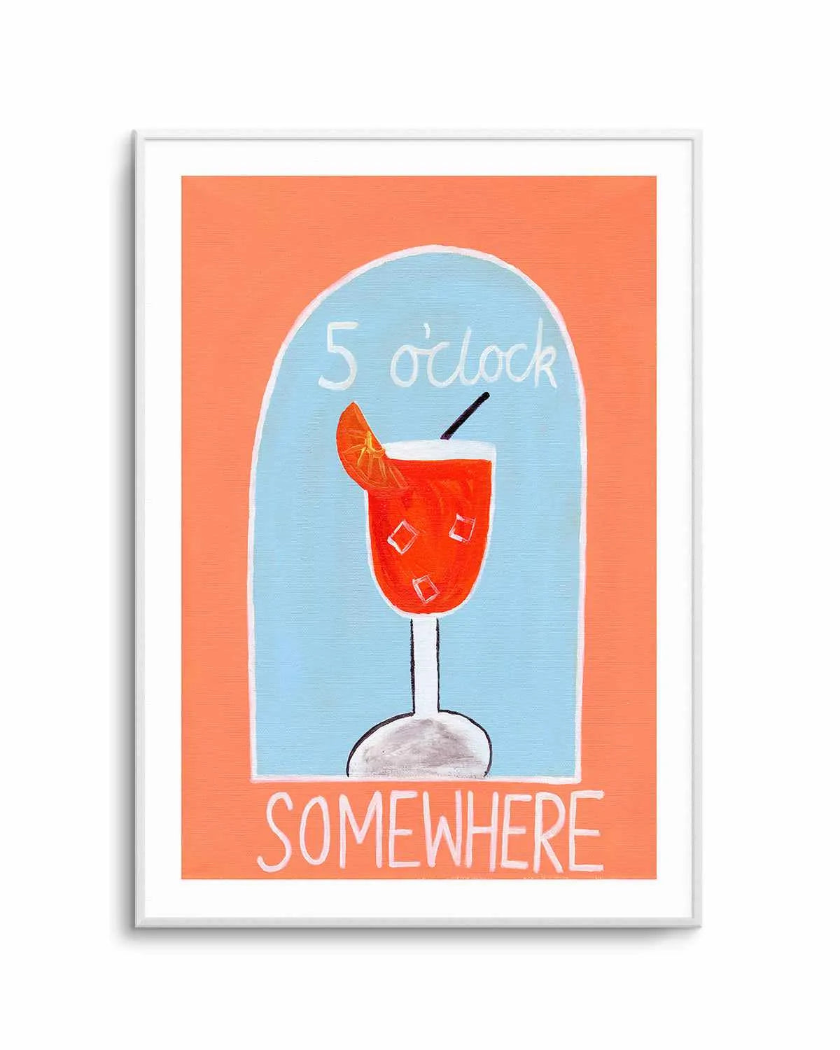 5 O'Clock by Britney Turner Art Print from Olive et Oriel where you can shop wallpaper and artworks online