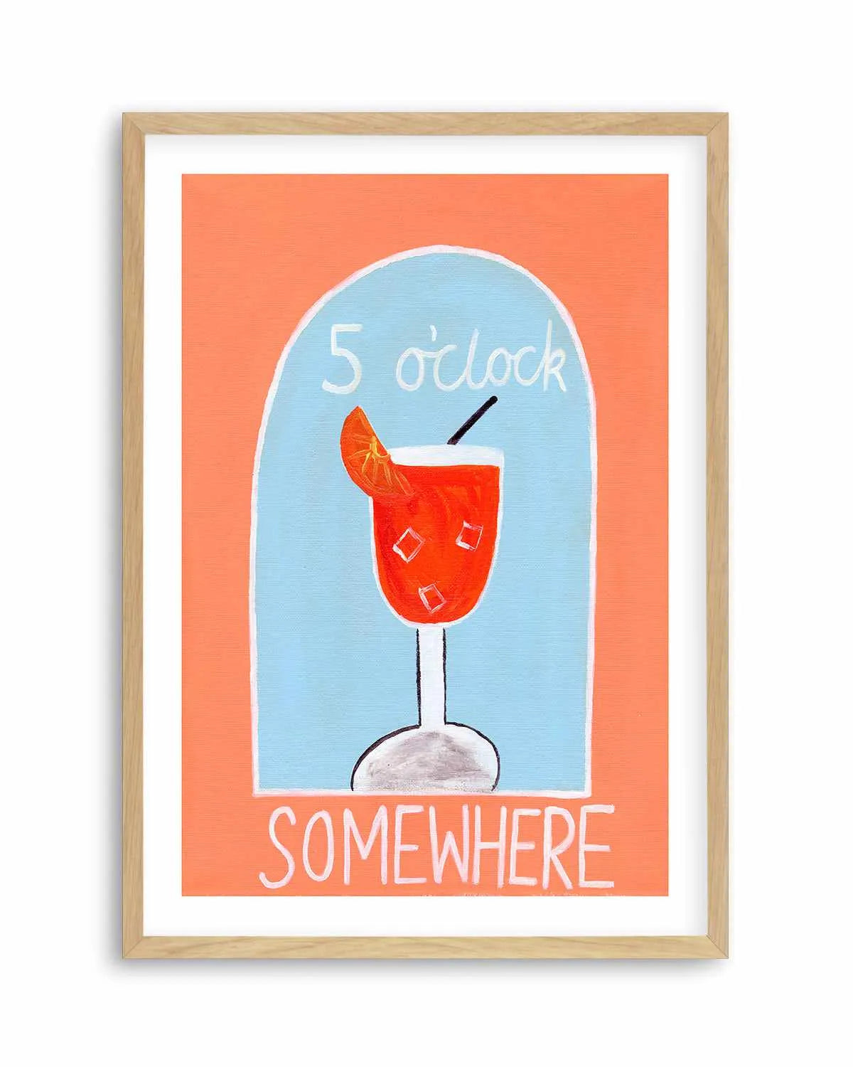 5 O'Clock by Britney Turner Art Print from Olive et Oriel where you can shop wallpaper and artworks online