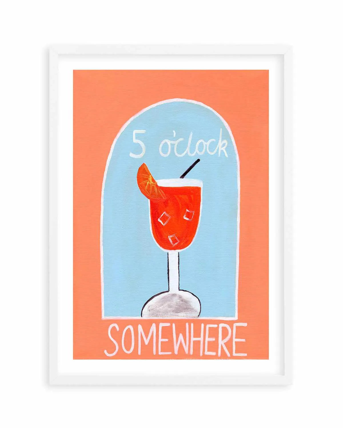 5 O'Clock by Britney Turner Art Print from Olive et Oriel where you can shop wallpaper and artworks online