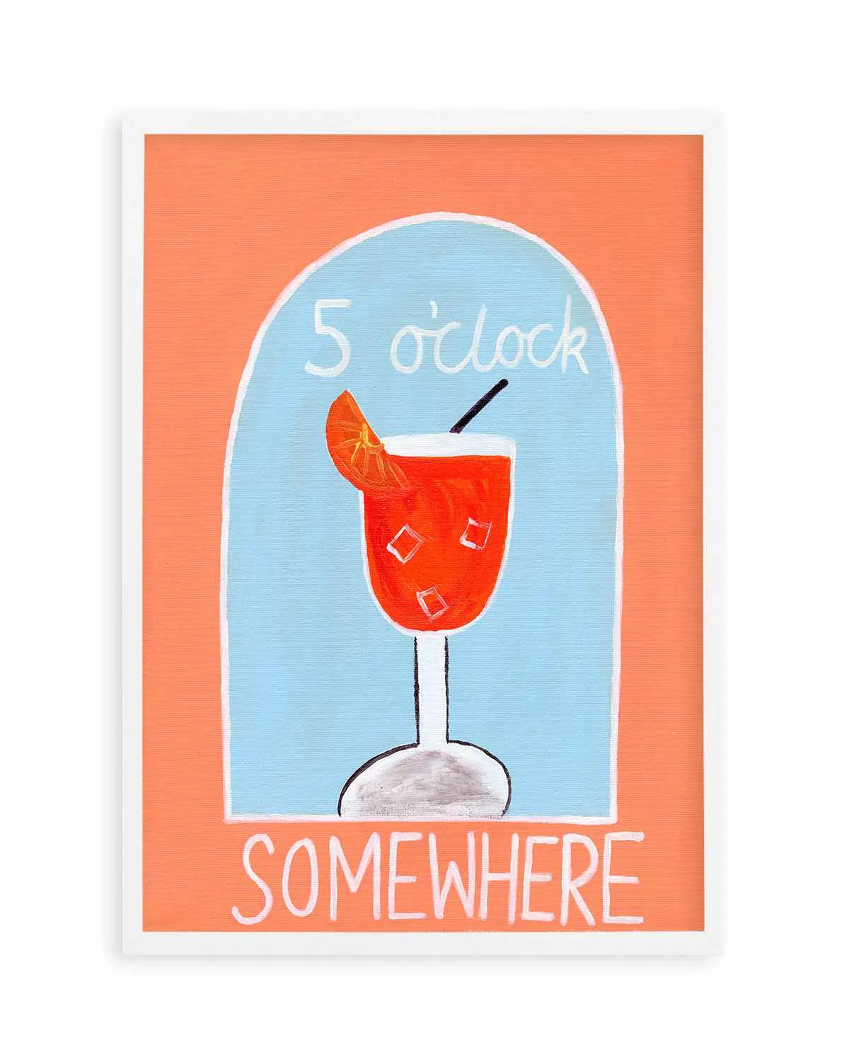 5 O'Clock by Britney Turner Art Print from Olive et Oriel where you can shop wallpaper and artworks online
