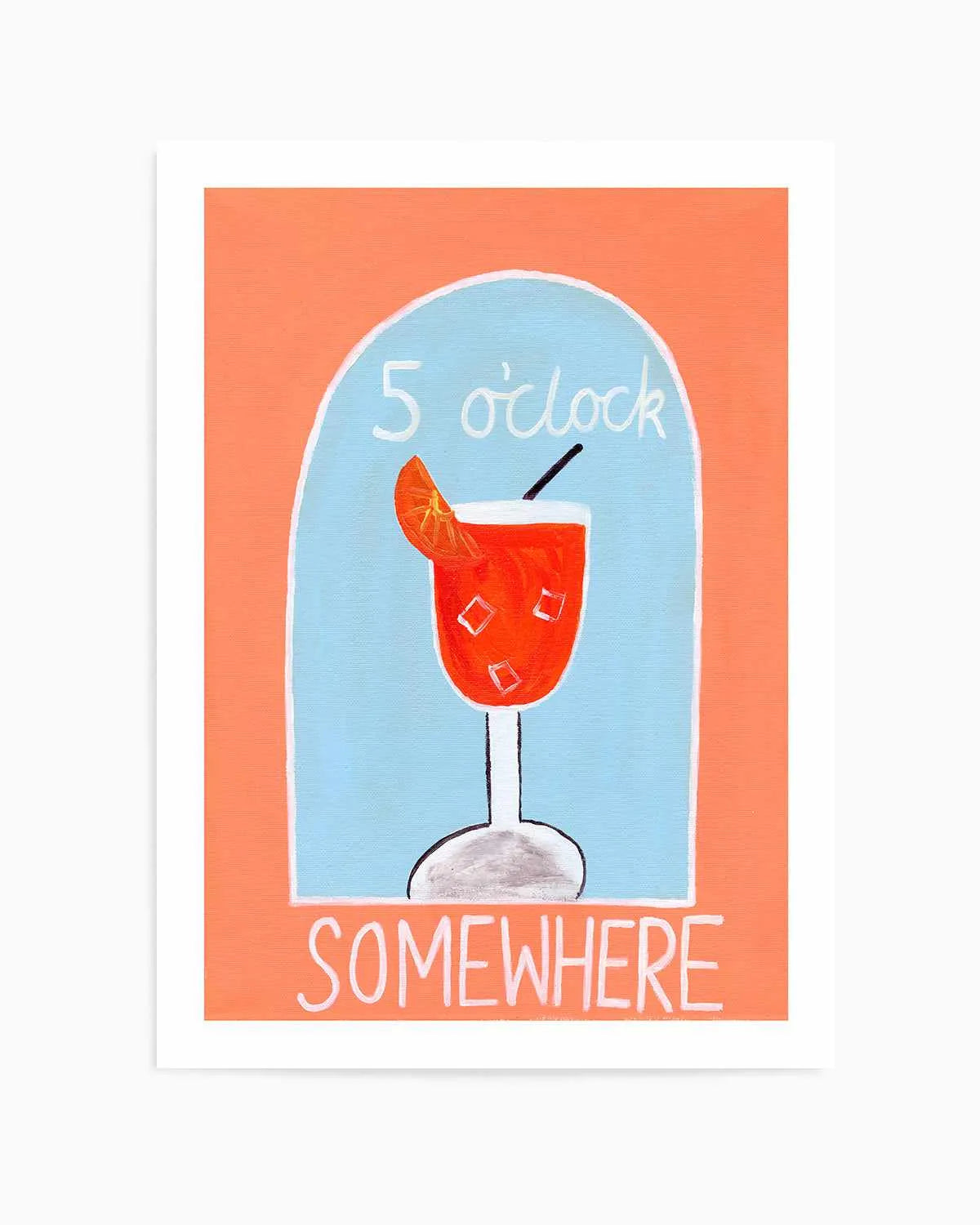 5 O'Clock by Britney Turner Art Print from Olive et Oriel where you can shop wallpaper and artworks online