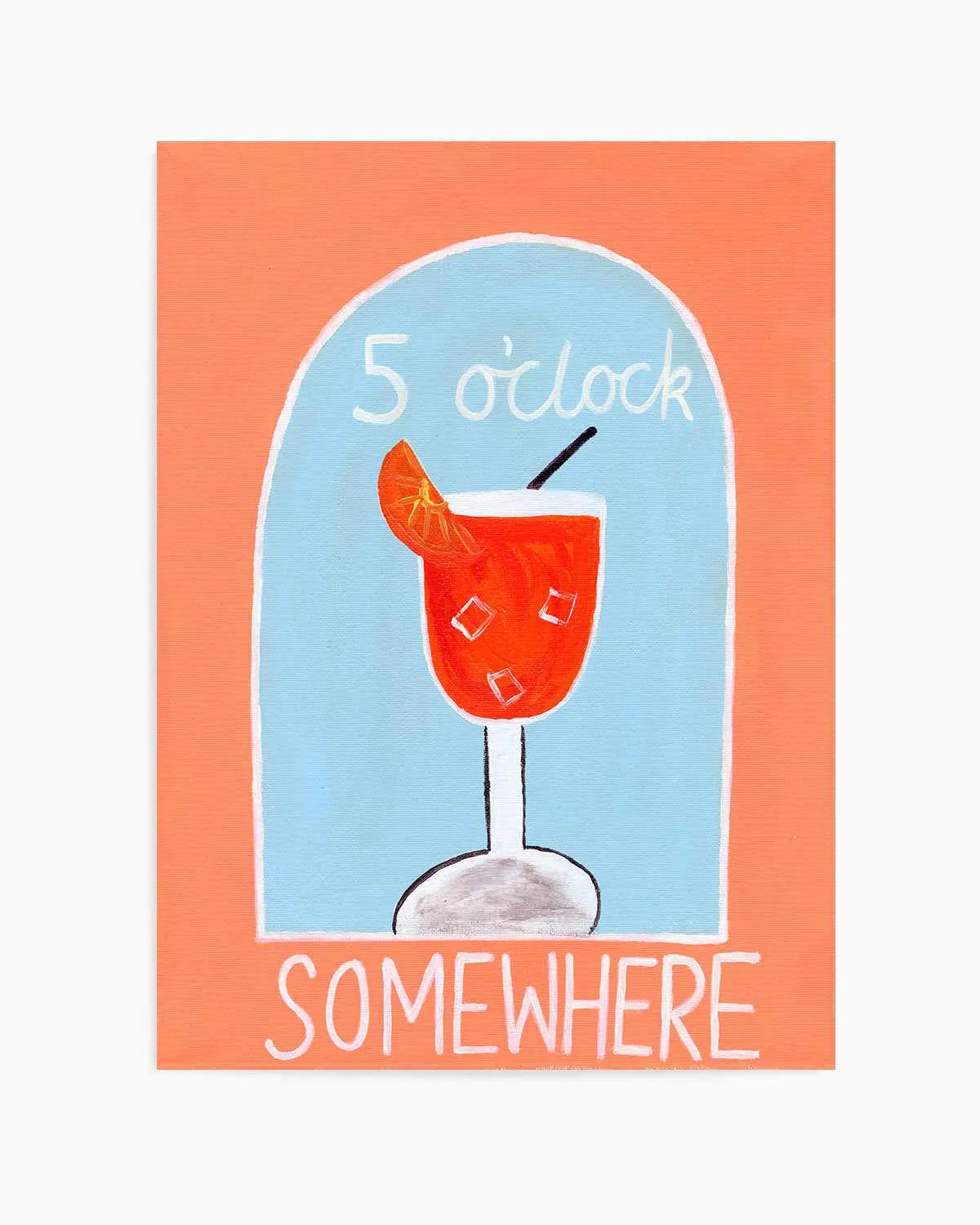 5 O'Clock by Britney Turner Art Print from Olive et Oriel where you can shop wallpaper and artworks online