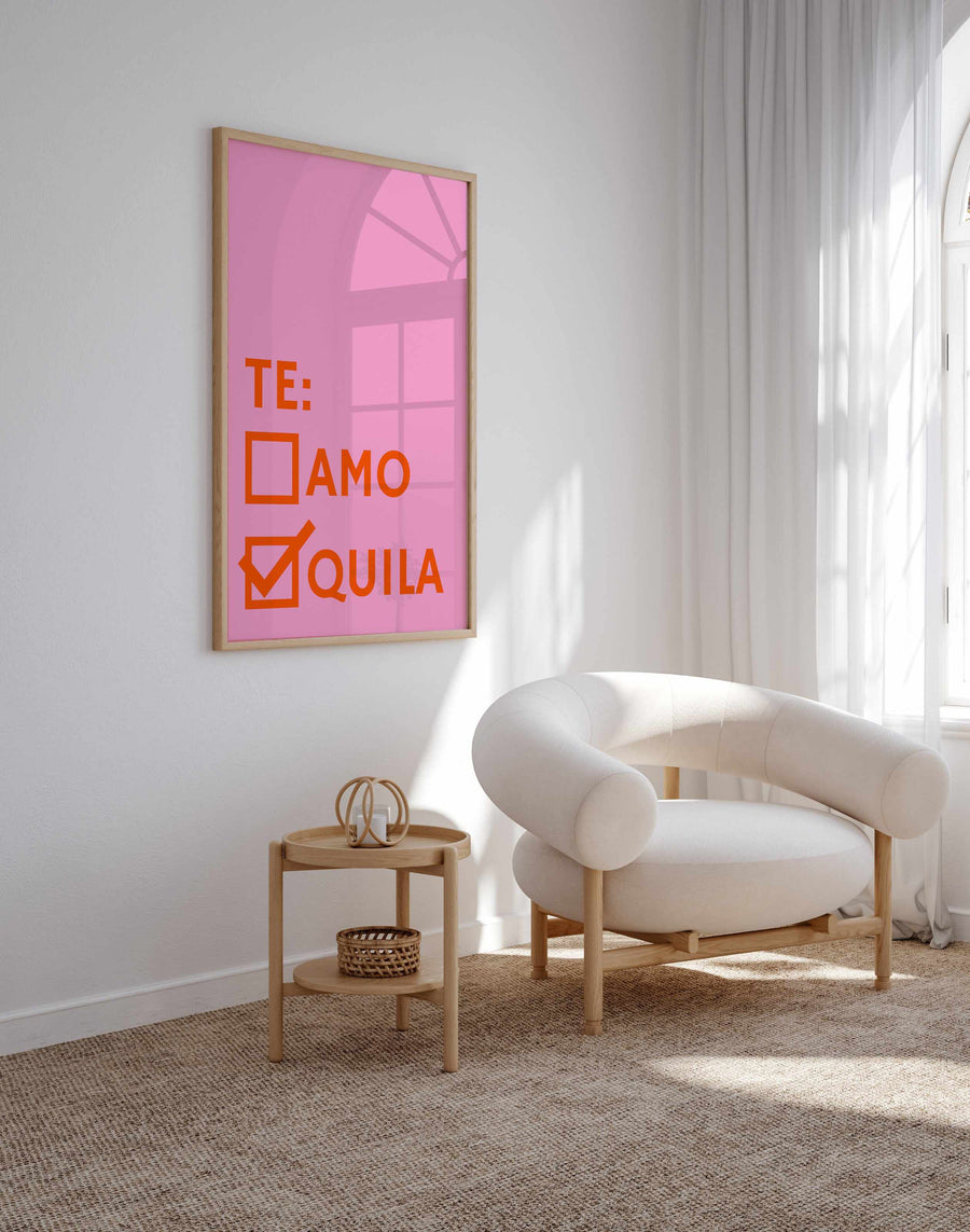 Te Amo Tequila By Athene Fritsch | Art Print from Olive et Oriel where you can shop wallpaper and artworks online