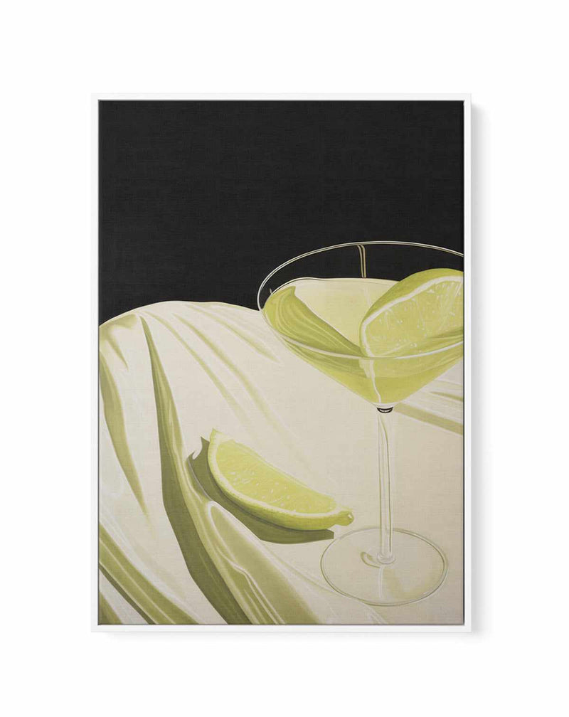 70s Cocktails I | Framed Canvas Art Print