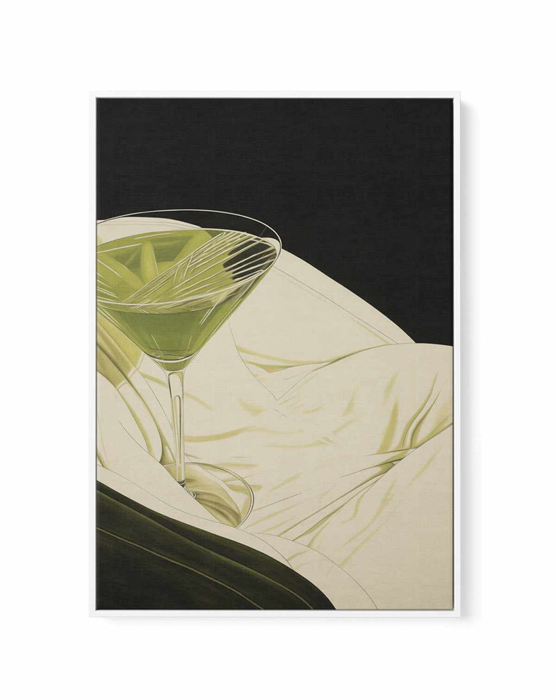 70s Cocktails II | Framed Canvas Art Print