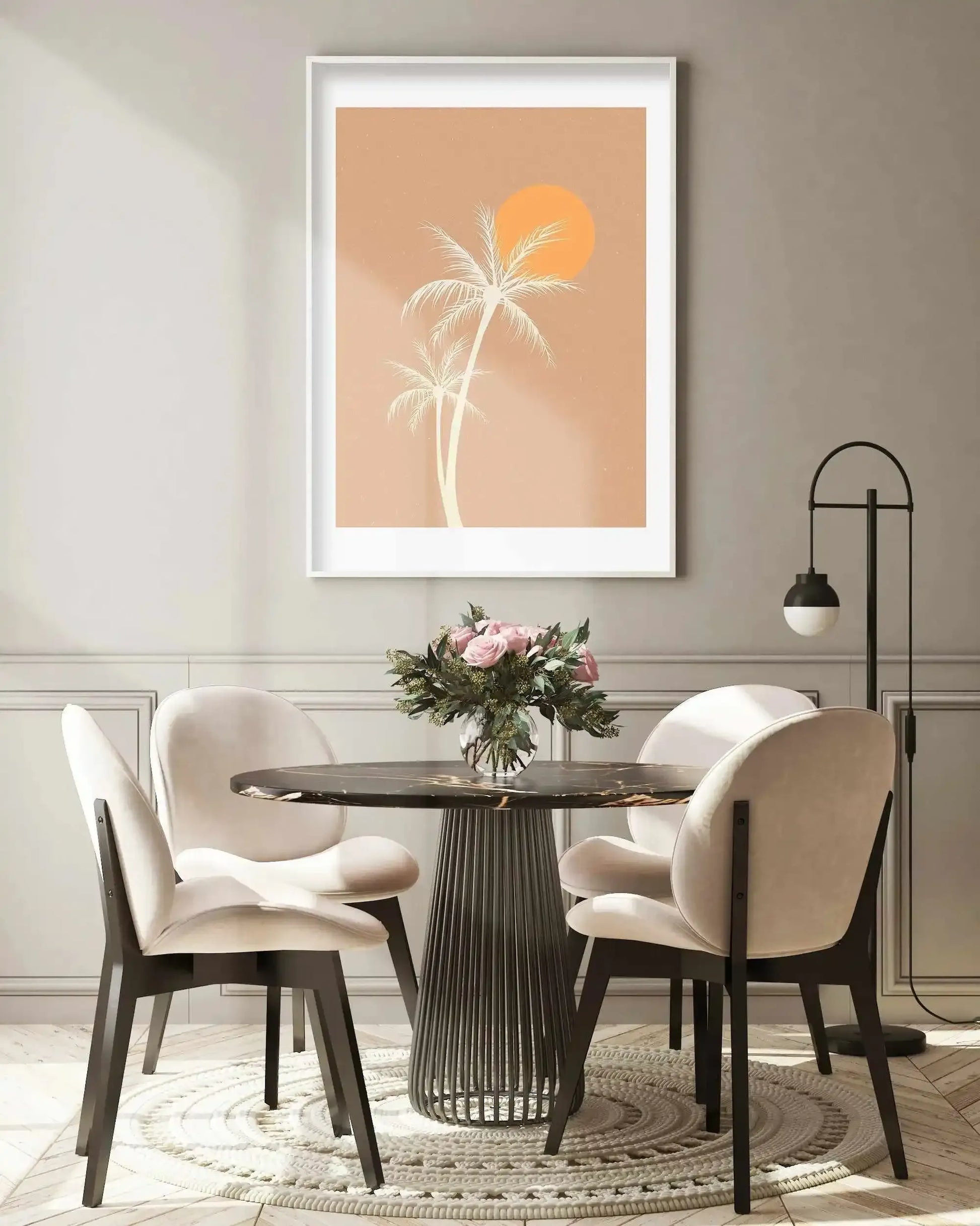 70s Sunset Palm Art Print-Buy-Bohemian-Wall-Art-Print-And-Boho-Pictures-from-Olive-et-Oriel-Bohemian-Wall-Art-Print-And-Boho-Pictures-And-Also-Boho-Abstract-Art-Paintings-On-Canvas-For-A-Girls-Bedroom-Wall-Decor-Collection-of-Boho-Style-Feminine-Art-Poster-and-Framed-Artwork-Update-Your-Home-Decorating-Style-With-These-Beautiful-Wall-Art-Prints-Australia