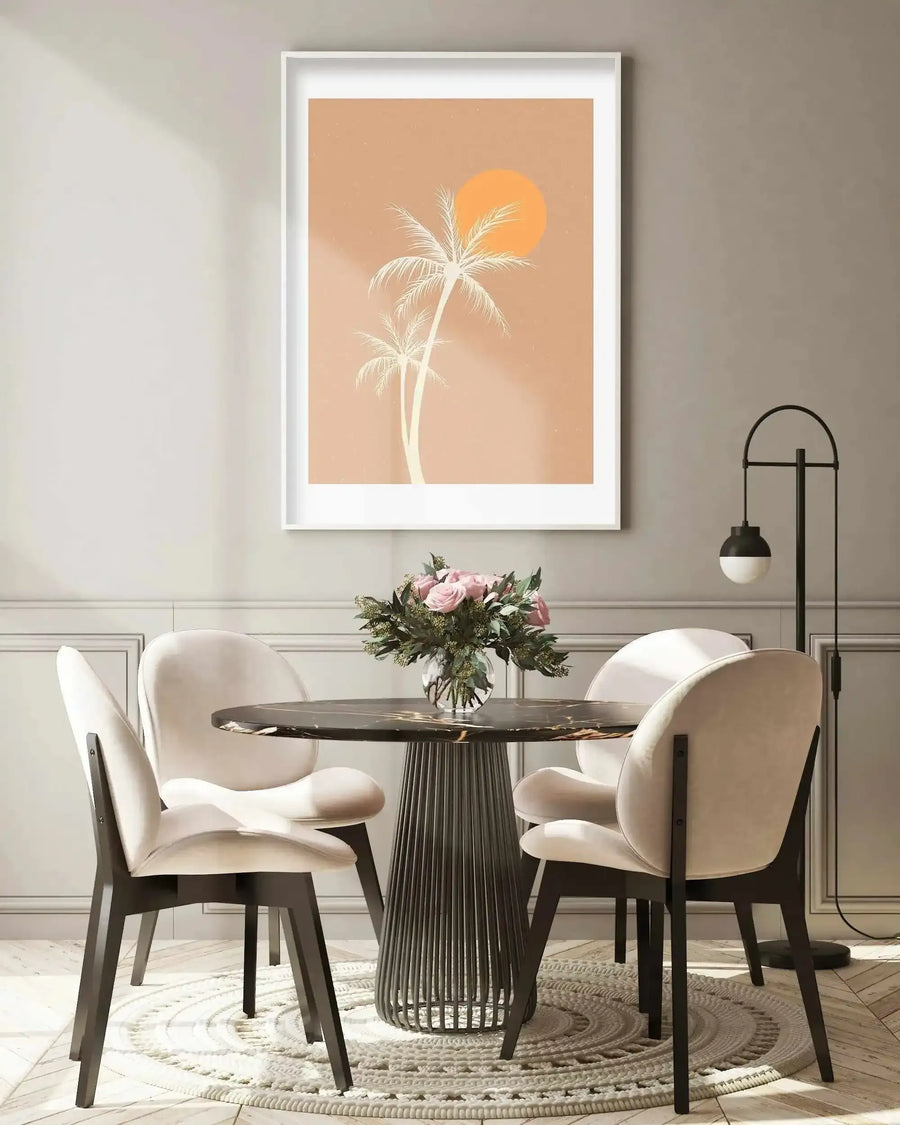 70s Sunset Palm Art Print-Buy-Bohemian-Wall-Art-Print-And-Boho-Pictures-from-Olive-et-Oriel-Bohemian-Wall-Art-Print-And-Boho-Pictures-And-Also-Boho-Abstract-Art-Paintings-On-Canvas-For-A-Girls-Bedroom-Wall-Decor-Collection-of-Boho-Style-Feminine-Art-Poster-and-Framed-Artwork-Update-Your-Home-Decorating-Style-With-These-Beautiful-Wall-Art-Prints-Australia