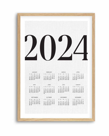 2024 Vogue Calendar in Linen | Art Print from Olive et Oriel where you can shop wallpaper and artworks online