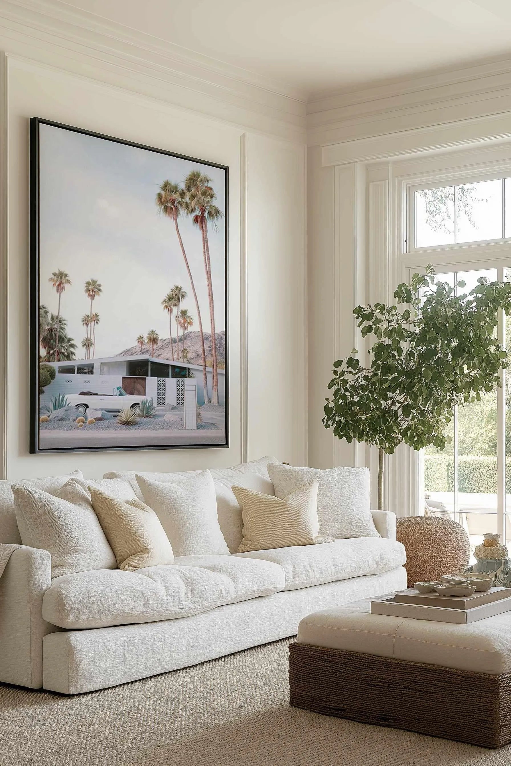 72 Palm Springs | Framed Canvas Art Print from Olive et Oriel where you can shop wallpaper and artworks online