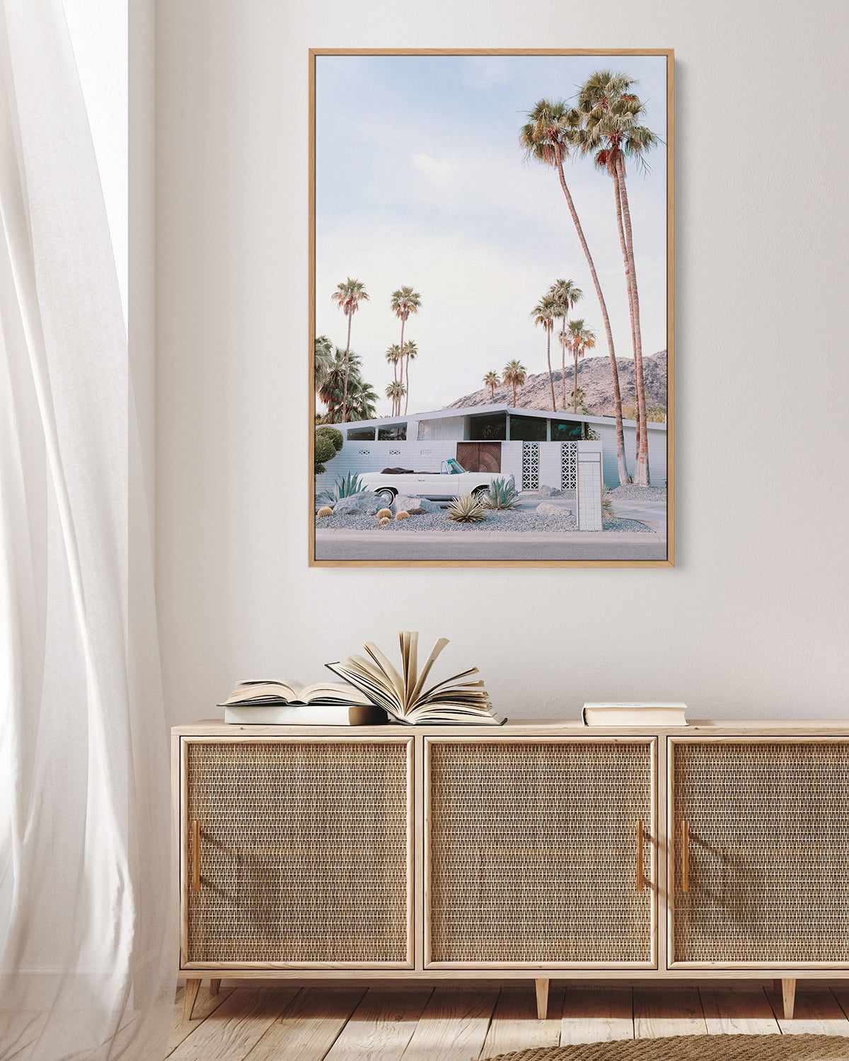 72 Palm Springs | Framed Canvas Art Print