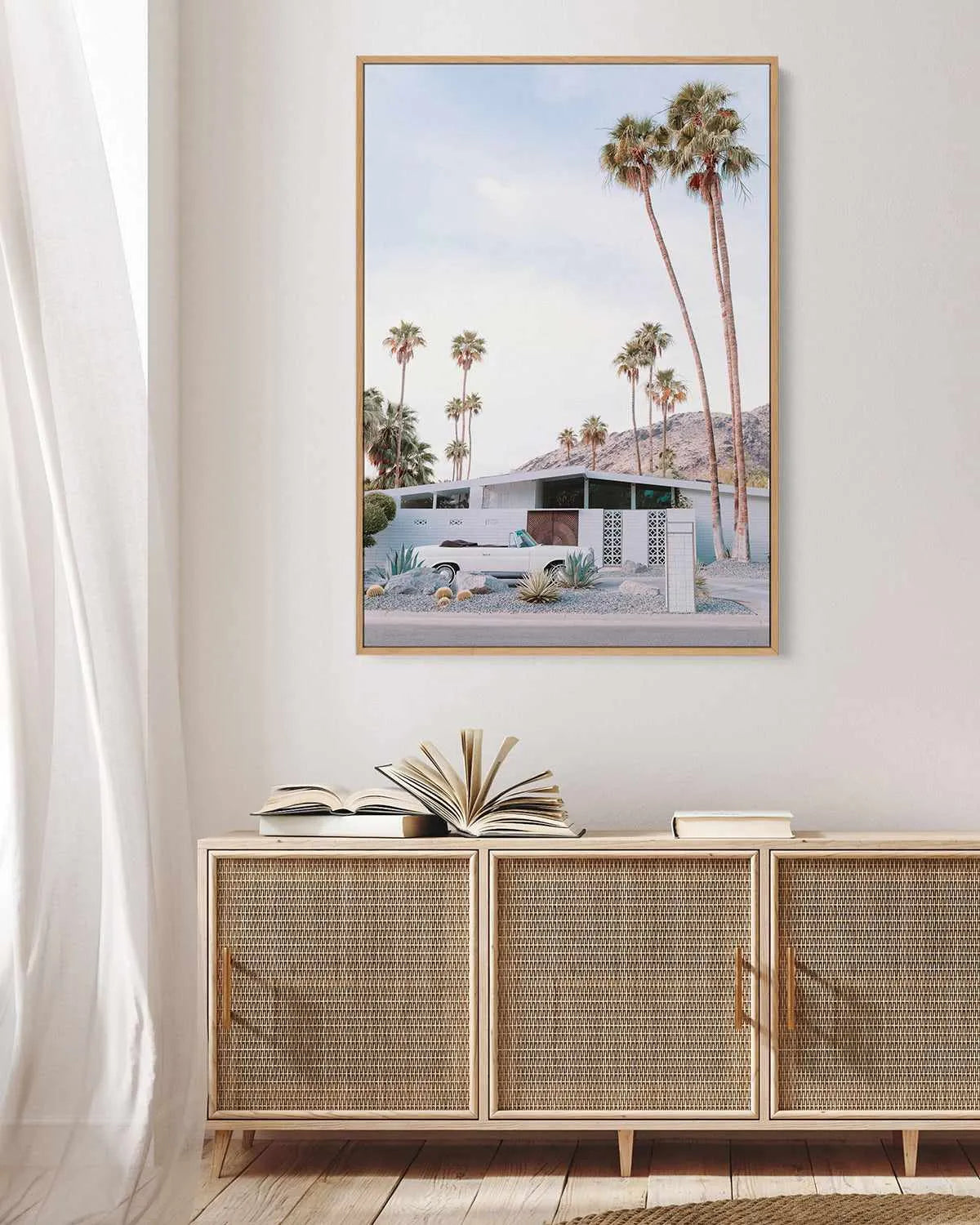 72 Palm Springs | Framed Canvas Art Print from Olive et Oriel where you can shop wallpaper and artworks online