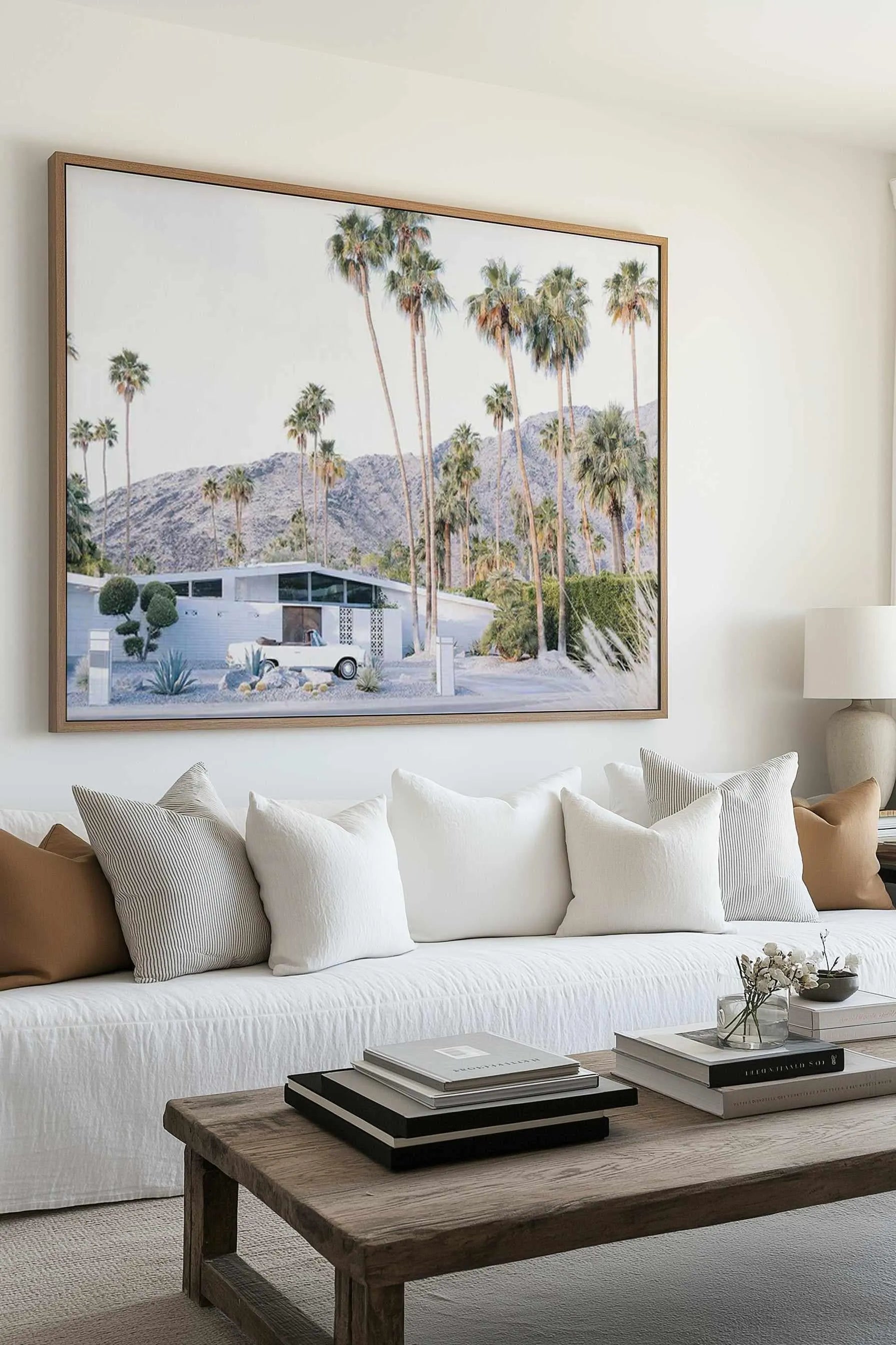 73 Palm Springs | Framed Canvas Art Print from Olive et Oriel where you can shop wallpaper and artworks online