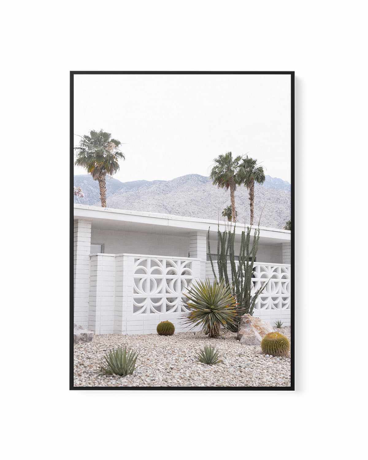 74 Palm Springs | Framed Canvas Art Print