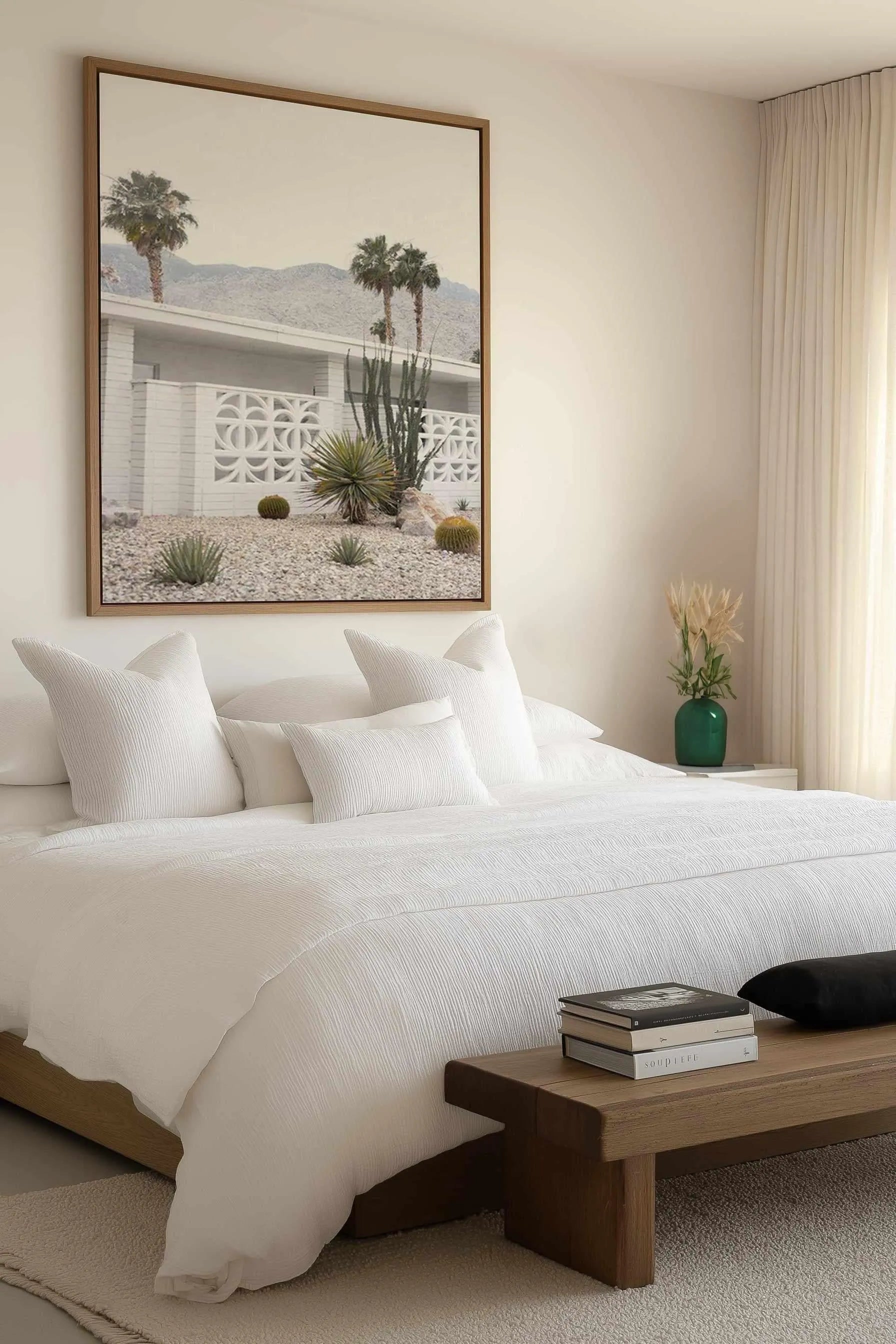 74 Palm Springs | Framed Canvas Art Print from Olive et Oriel where you can shop wallpaper and artworks online