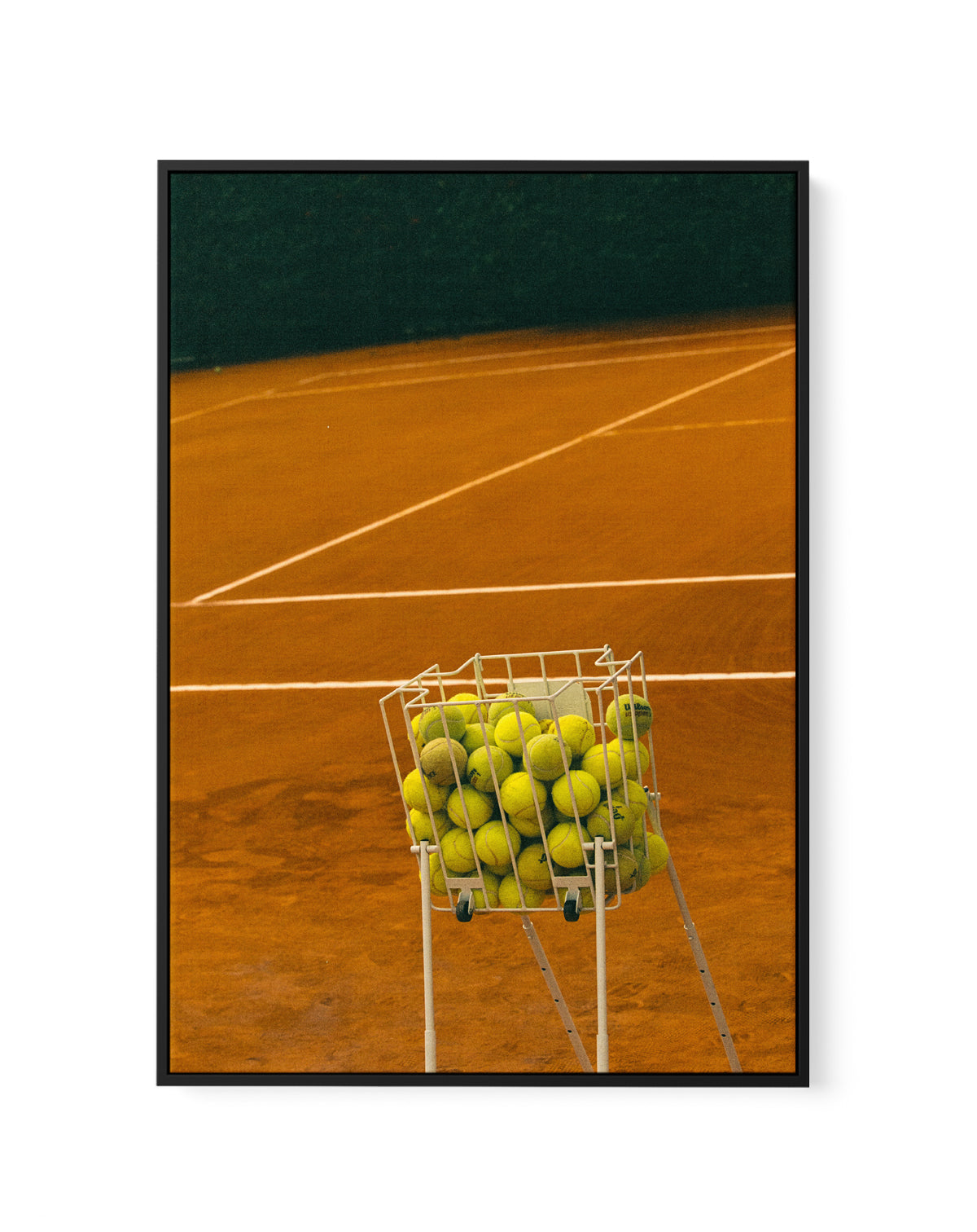 Tennis II by Carson Grzegorczyk | Framed Canvas Art Print