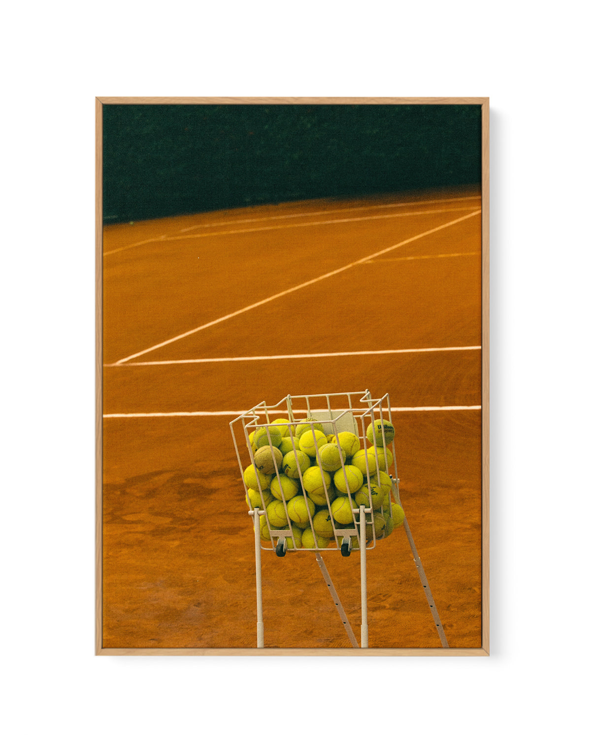 Tennis II by Carson Grzegorczyk | Framed Canvas Art Print