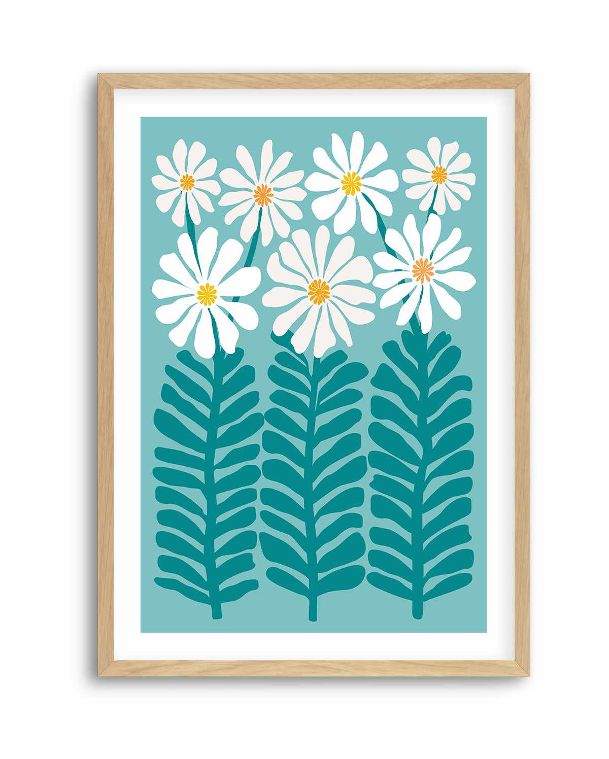 80s Floral 2b by Kristian Gallagher | Art Print