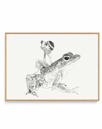A Bigger World III by Jenny Liz Rome | Framed Canvas Art Print from Olive et Oriel where you can shop wallpaper and artworks online