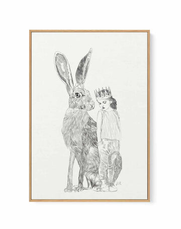 A Bigger World I by Jenny Liz Rome | Framed Canvas Art Print from Olive et Oriel where you can shop wallpaper and artworks online