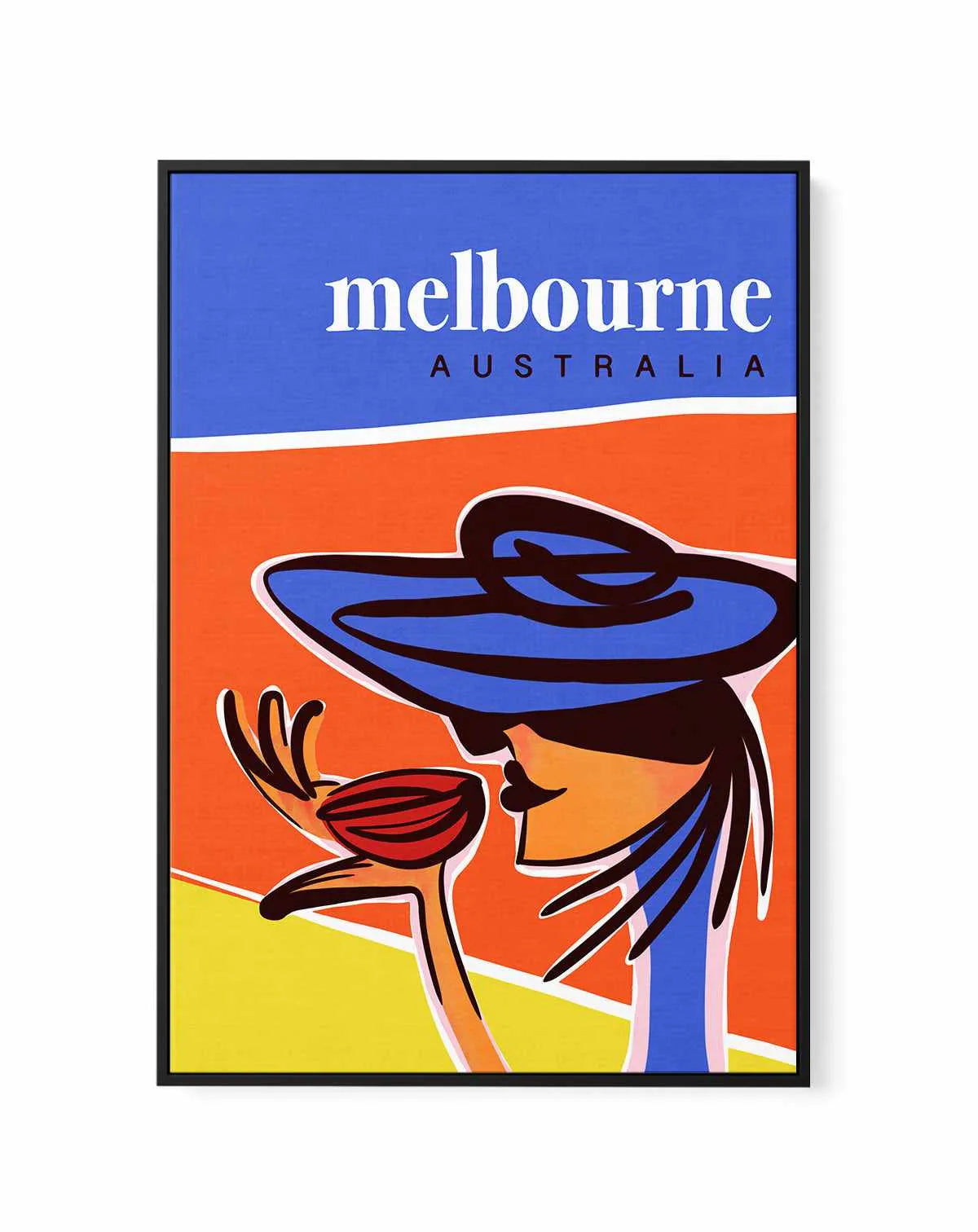 A Coffee in Melbourne | Framed Canvas Art Print from Olive et Oriel where you can shop wallpaper and artworks online