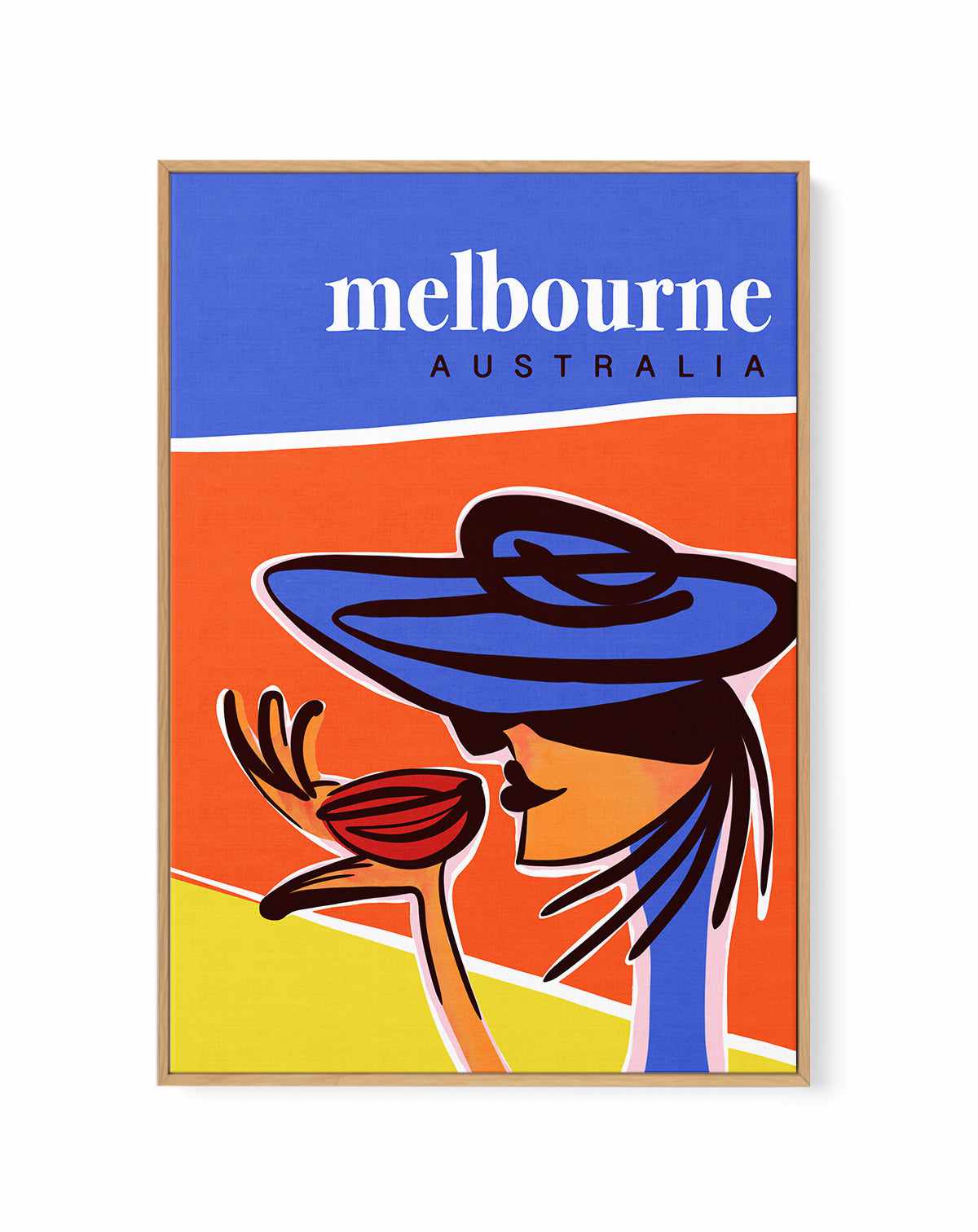 A Coffee in Melbourne | Framed Canvas Art Print