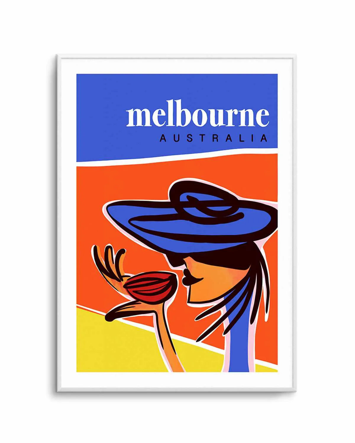 A Coffee in Melbourne Art Print from Olive et Oriel where you can shop wallpaper and artworks online