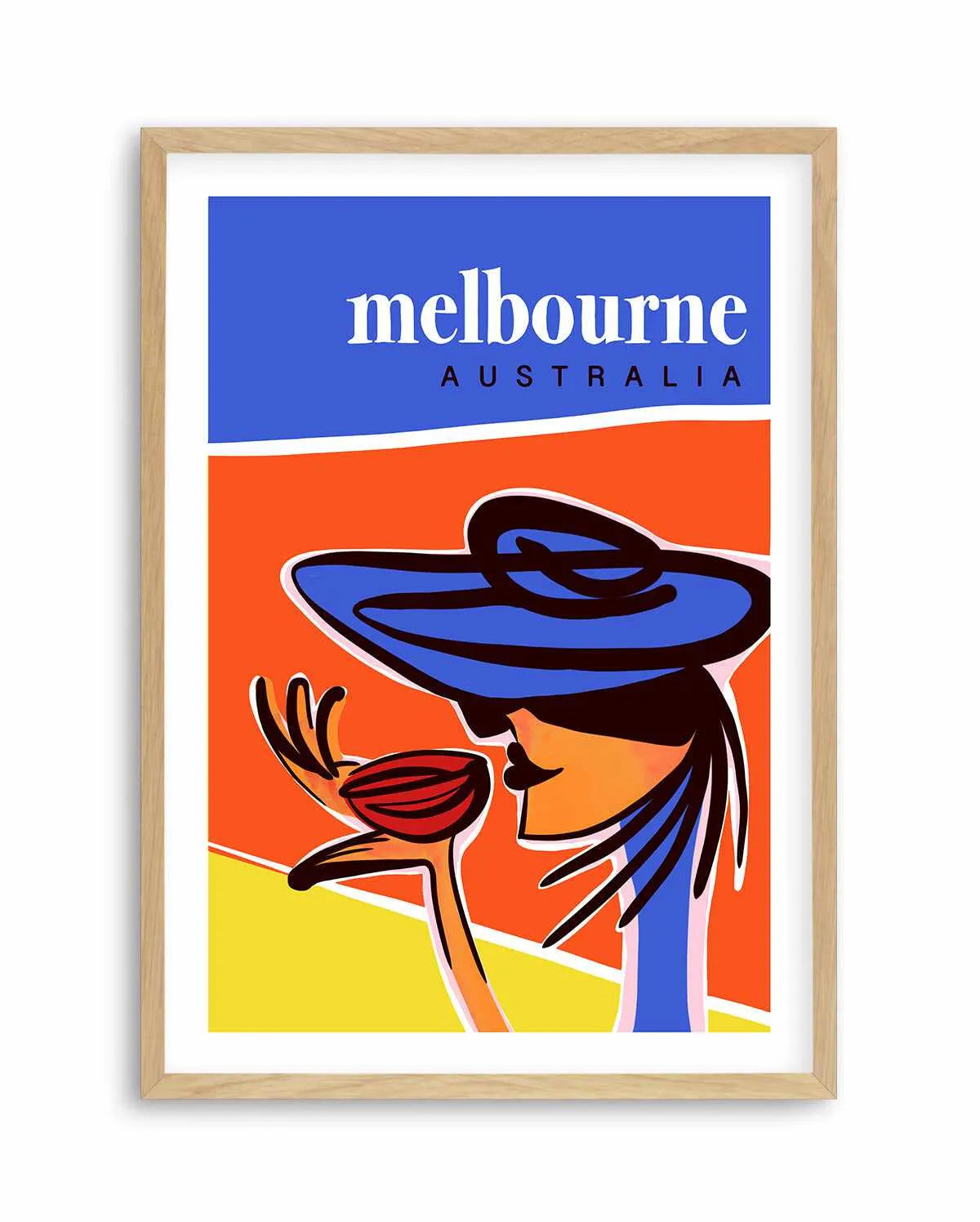A Coffee in Melbourne Art Print from Olive et Oriel where you can shop wallpaper and artworks online