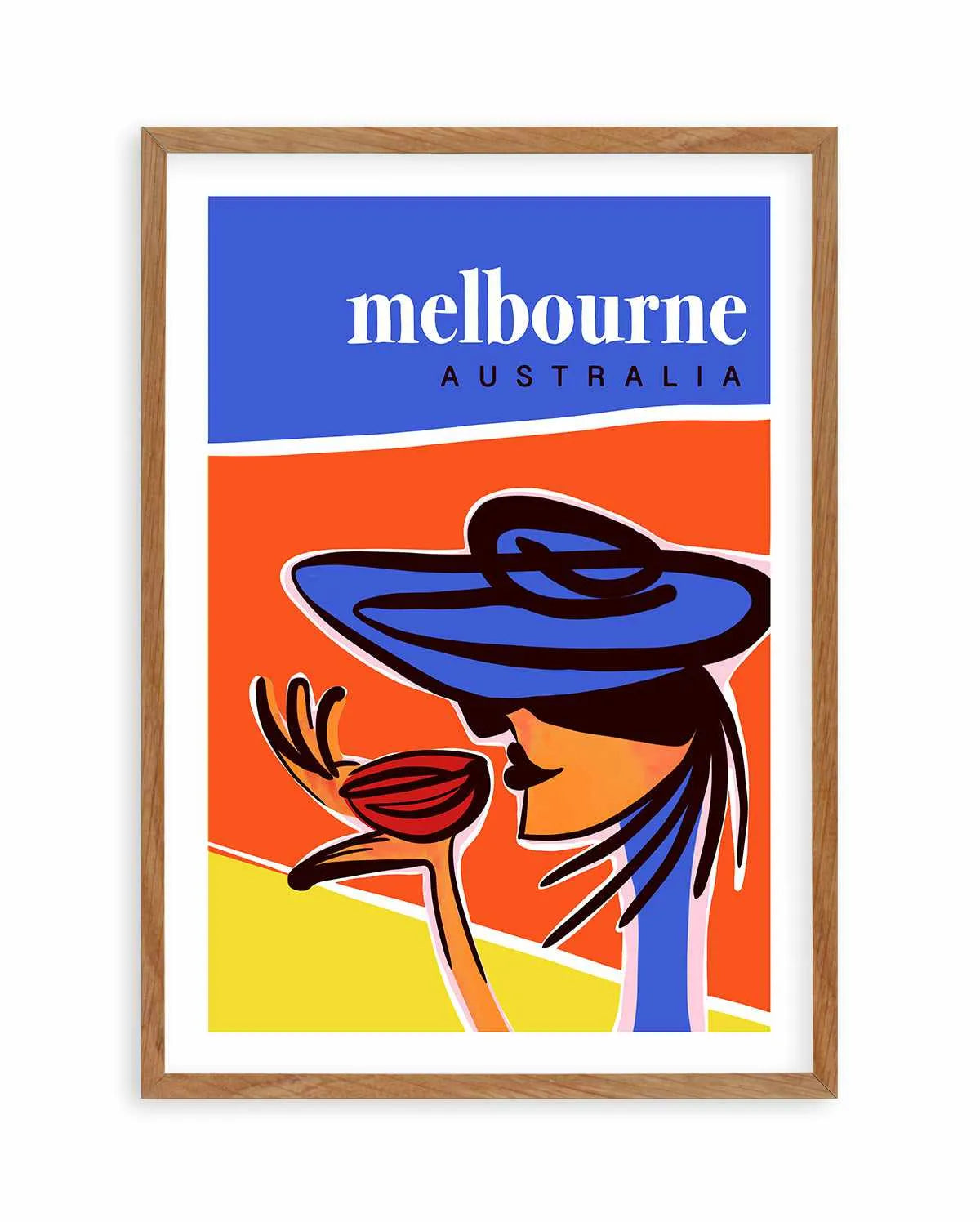A Coffee in Melbourne Art Print from Olive et Oriel where you can shop wallpaper and artworks online