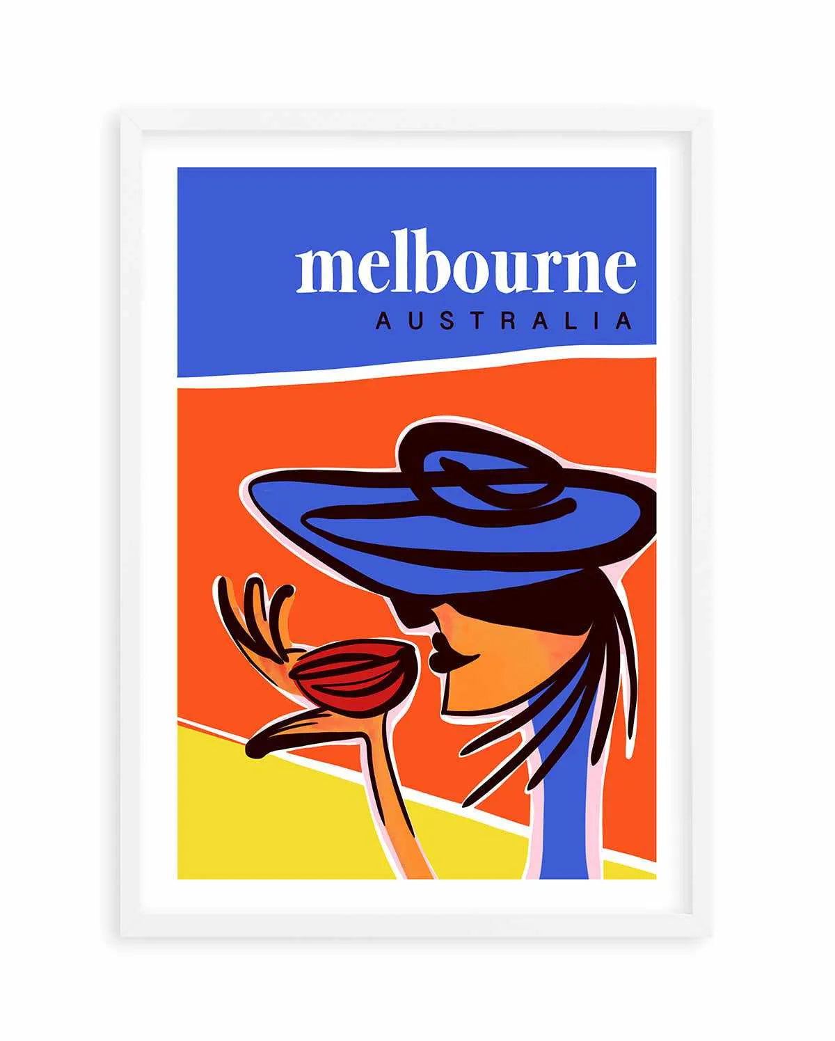 A Coffee in Melbourne Art Print from Olive et Oriel where you can shop wallpaper and artworks online