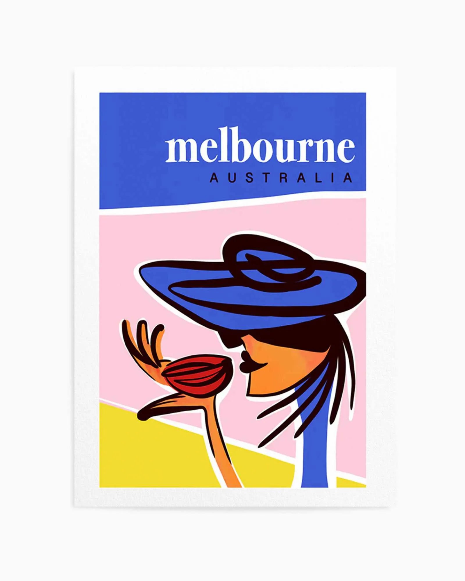 A Coffee in Melbourne Blush Art Print from Olive et Oriel where you can shop wallpaper and artworks online