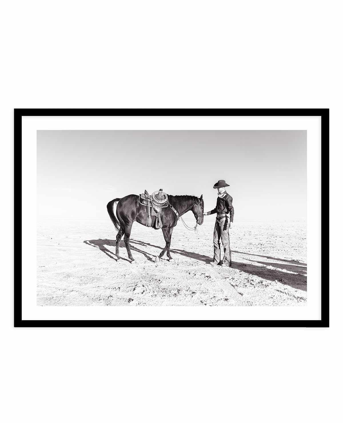 A Cowboy and His Horse by Rylee Olsen | Art Print from Olive et Oriel where you can shop wallpaper and artworks online