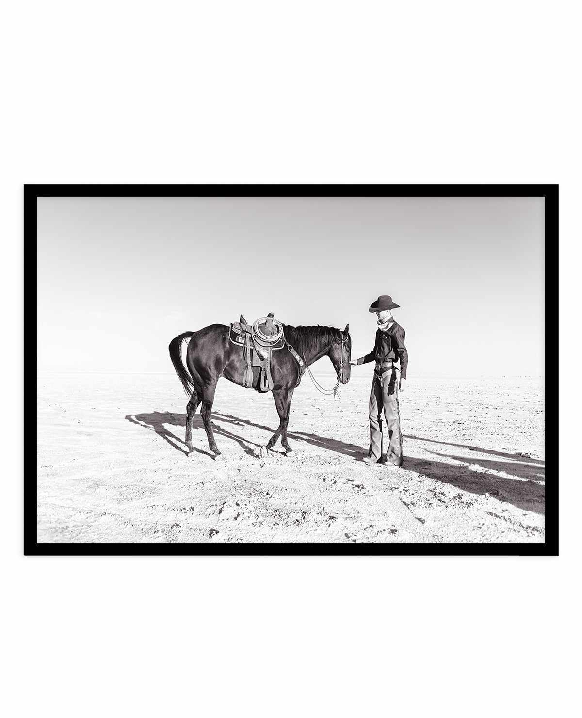 A Cowboy and His Horse by Rylee Olsen | Art Print from Olive et Oriel where you can shop wallpaper and artworks online