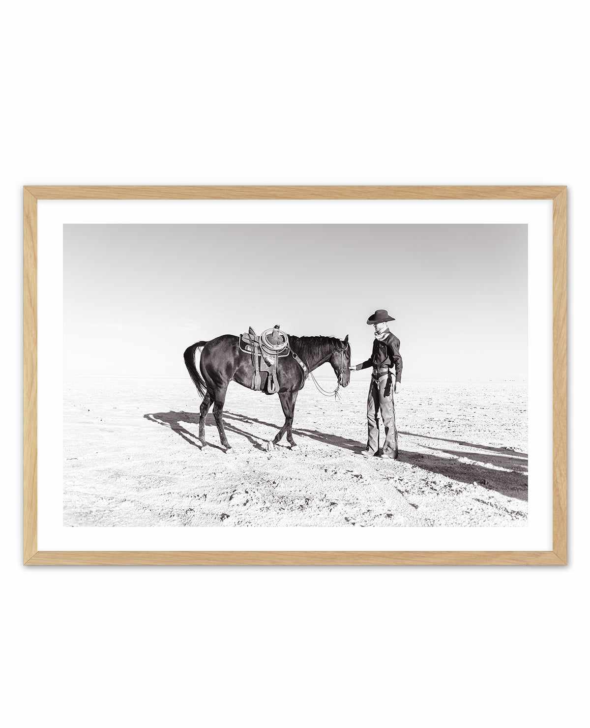 A Cowboy and His Horse by Rylee Olsen | Art Print from Olive et Oriel where you can shop wallpaper and artworks online