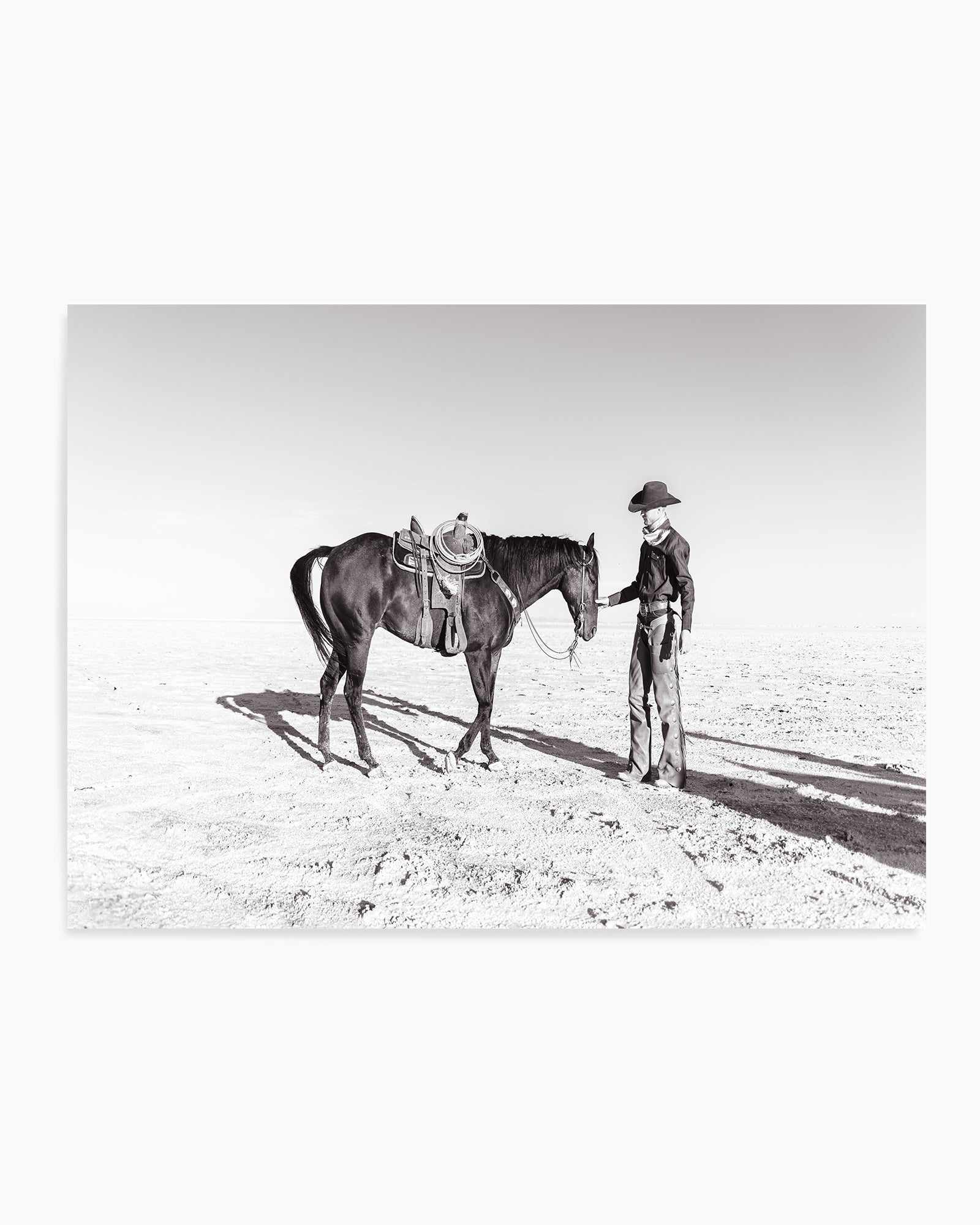 A Cowboy and His Horse by Rylee Olsen | Art Print from Olive et Oriel where you can shop wallpaper and artworks online