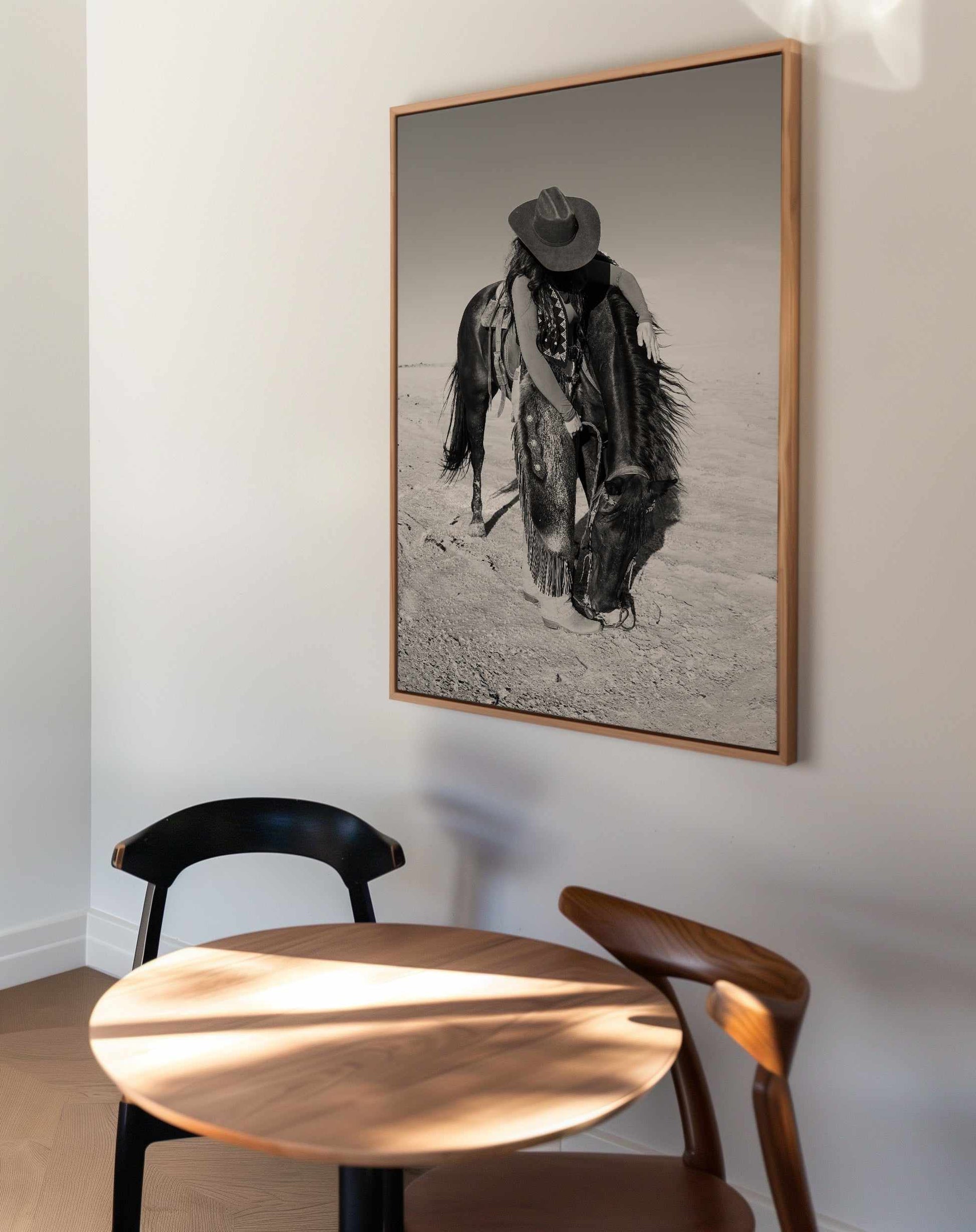 A Cowgirl's Bestfriend by Rylee Olsen | Framed Canvas Art Print from Olive et Oriel where you can shop wallpaper and artworks online