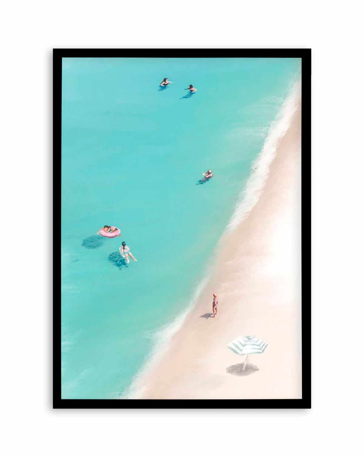 A Day at the Beach I Art Print