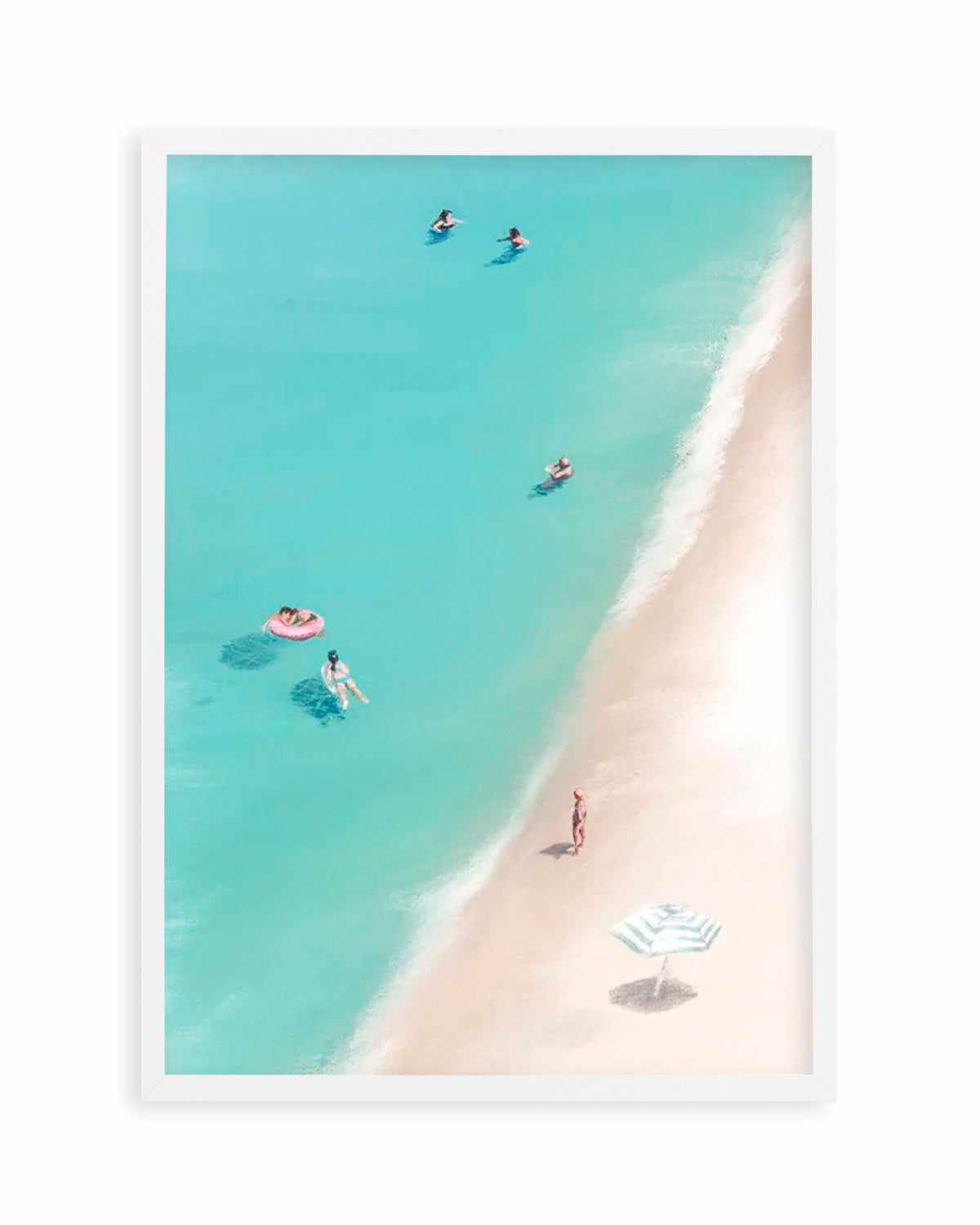 A Day at the Beach I Art Print